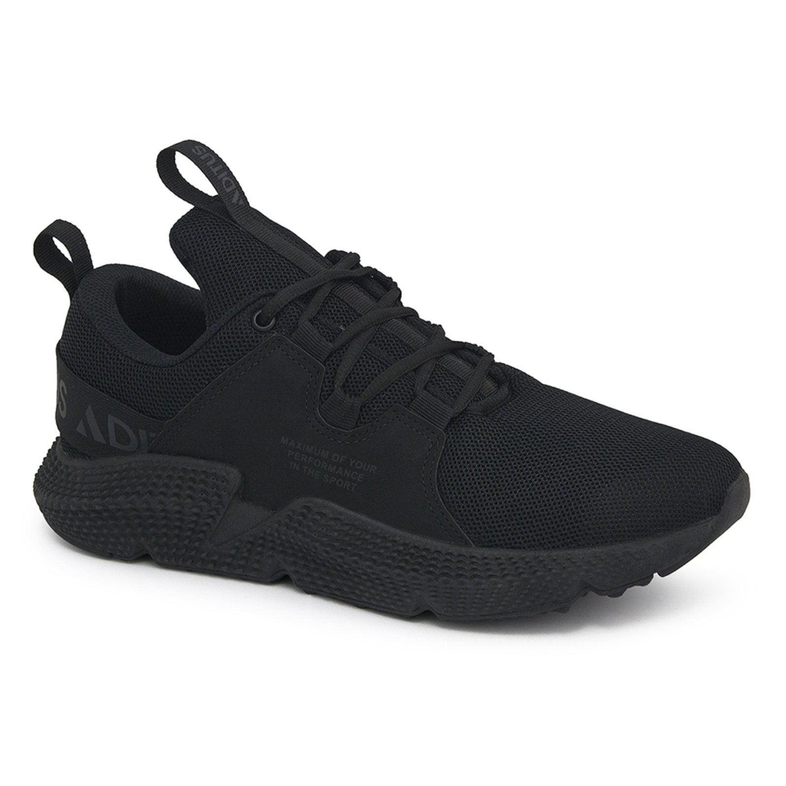 Tênis Masculino Fast Fitness Esportivo Corrida e Caminhada Preto
