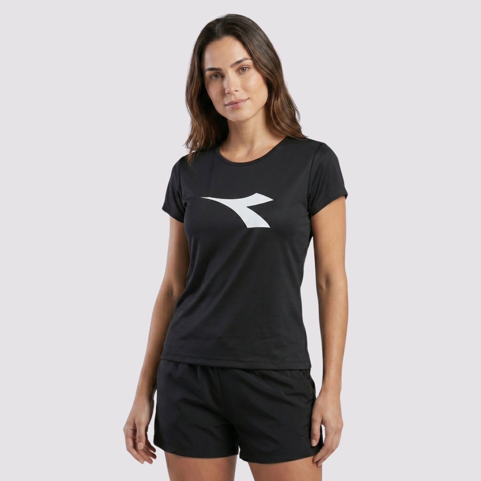 Camiseta Diadora BigLogo Feminina Preta