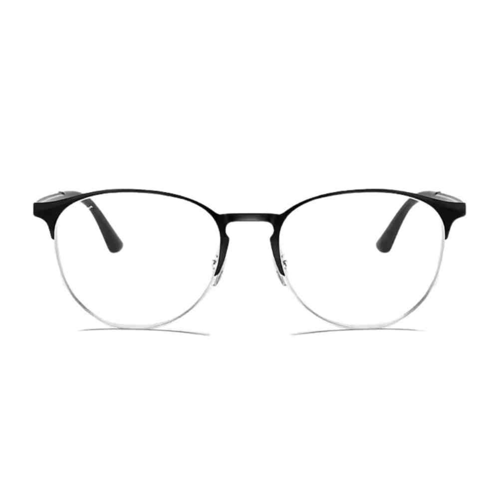 Armação de Grau Ray-Ban Phantos Preto/Prata 0RX6375 2861 53