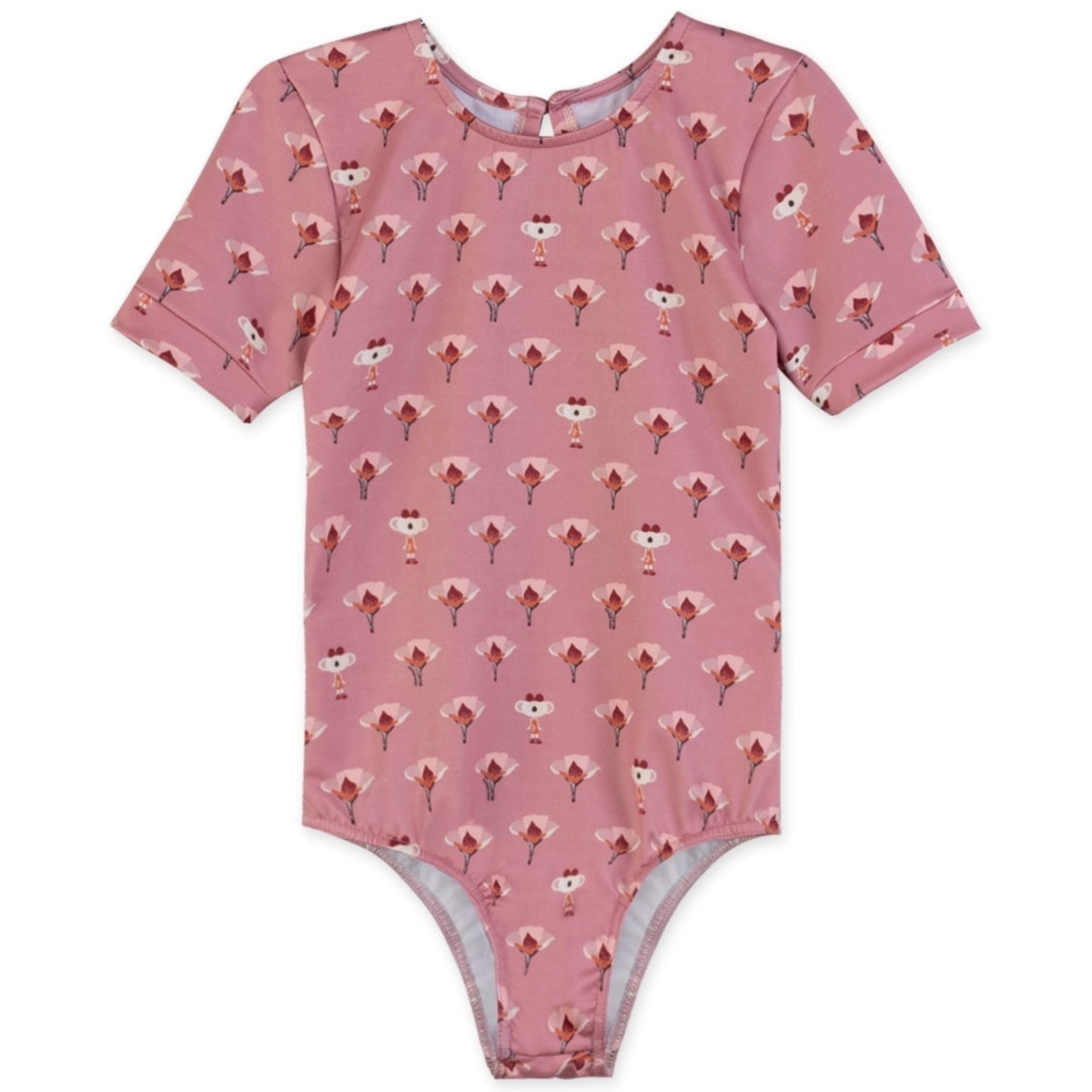 Infantil – Body Manga Curta Thermo Dry Florido Feminino Lilica Ripilica