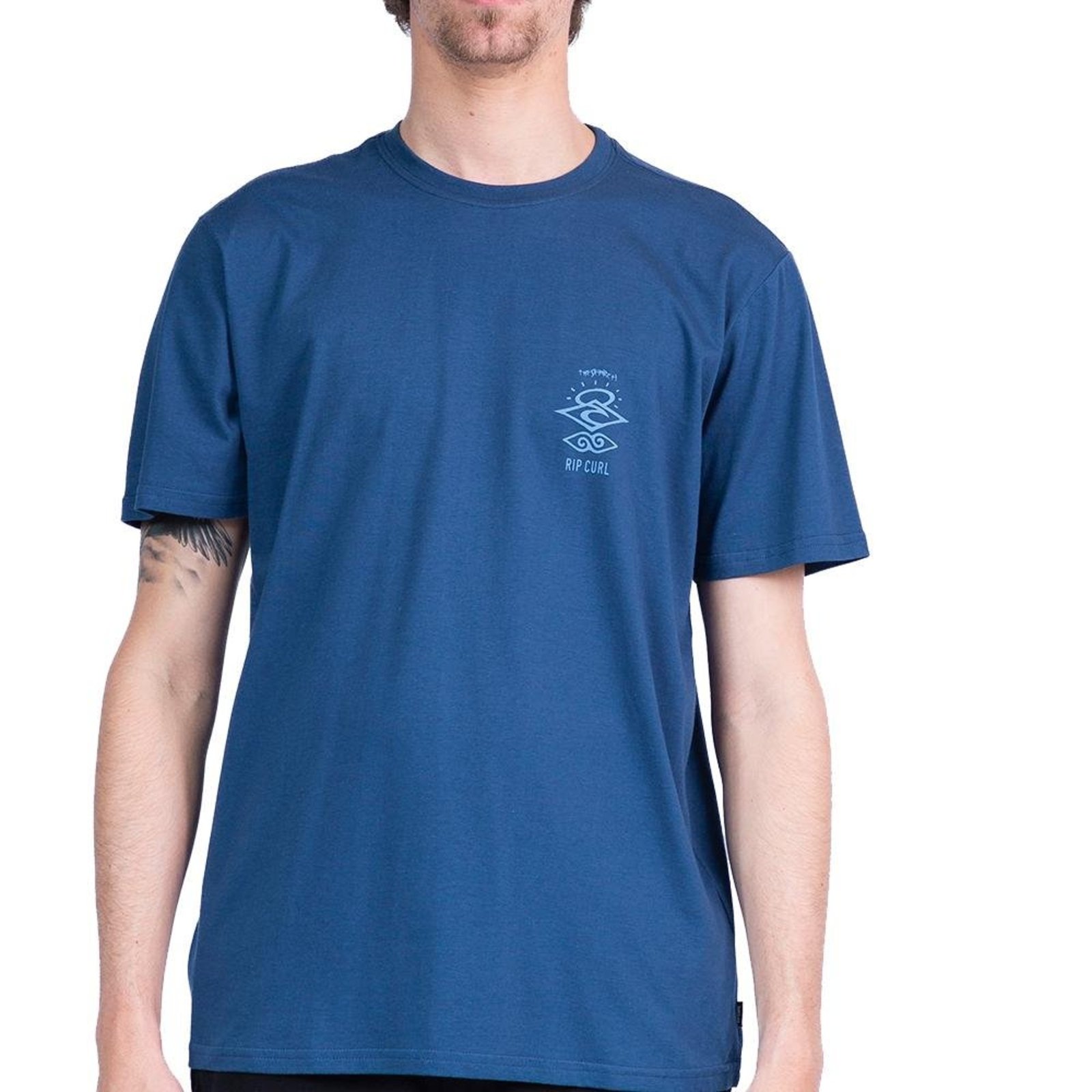 Camiseta Rip Curl Search Icon Outline WT26 Dark Navy
