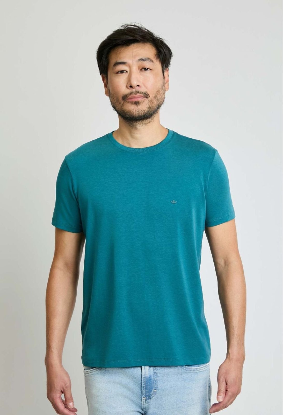 Camiseta Docthos Slim Manga Curta Liocel SmartCool Camiseta Manga Curta Docthos Slim Liocel 038 Petroleo Gg