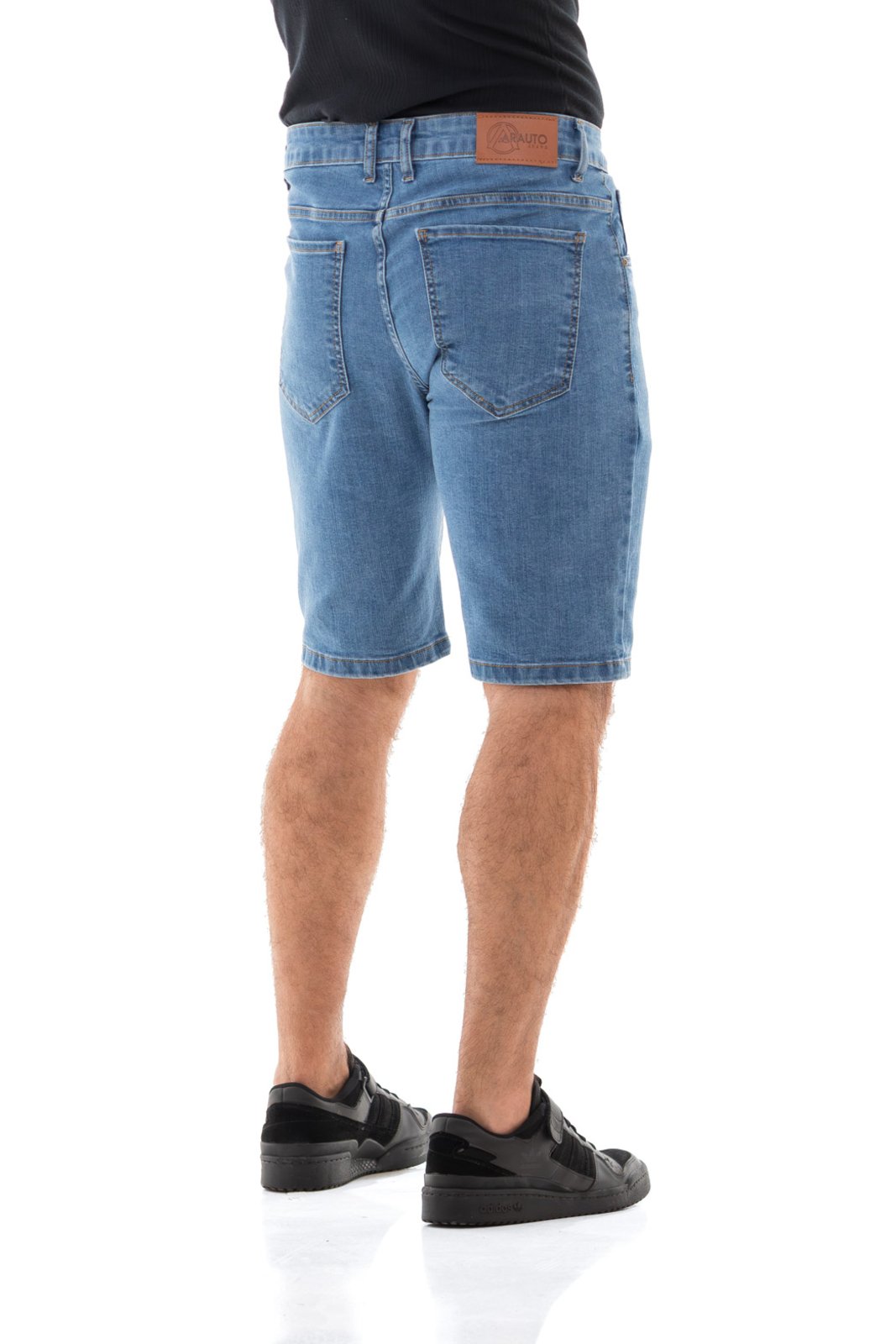Vista 3 Bermuda Jeans Masculina Arauto Slim Dominic ARAUTO JEANS azul ARAUTO JEANS azul