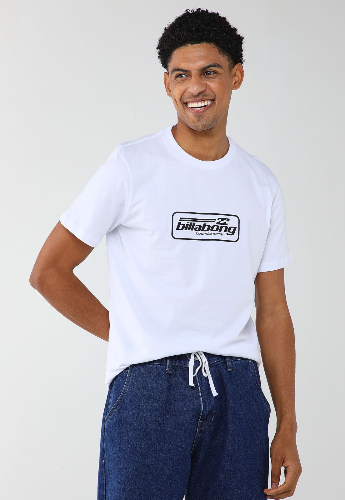 Camiseta Masculina Billabong Walled Branca