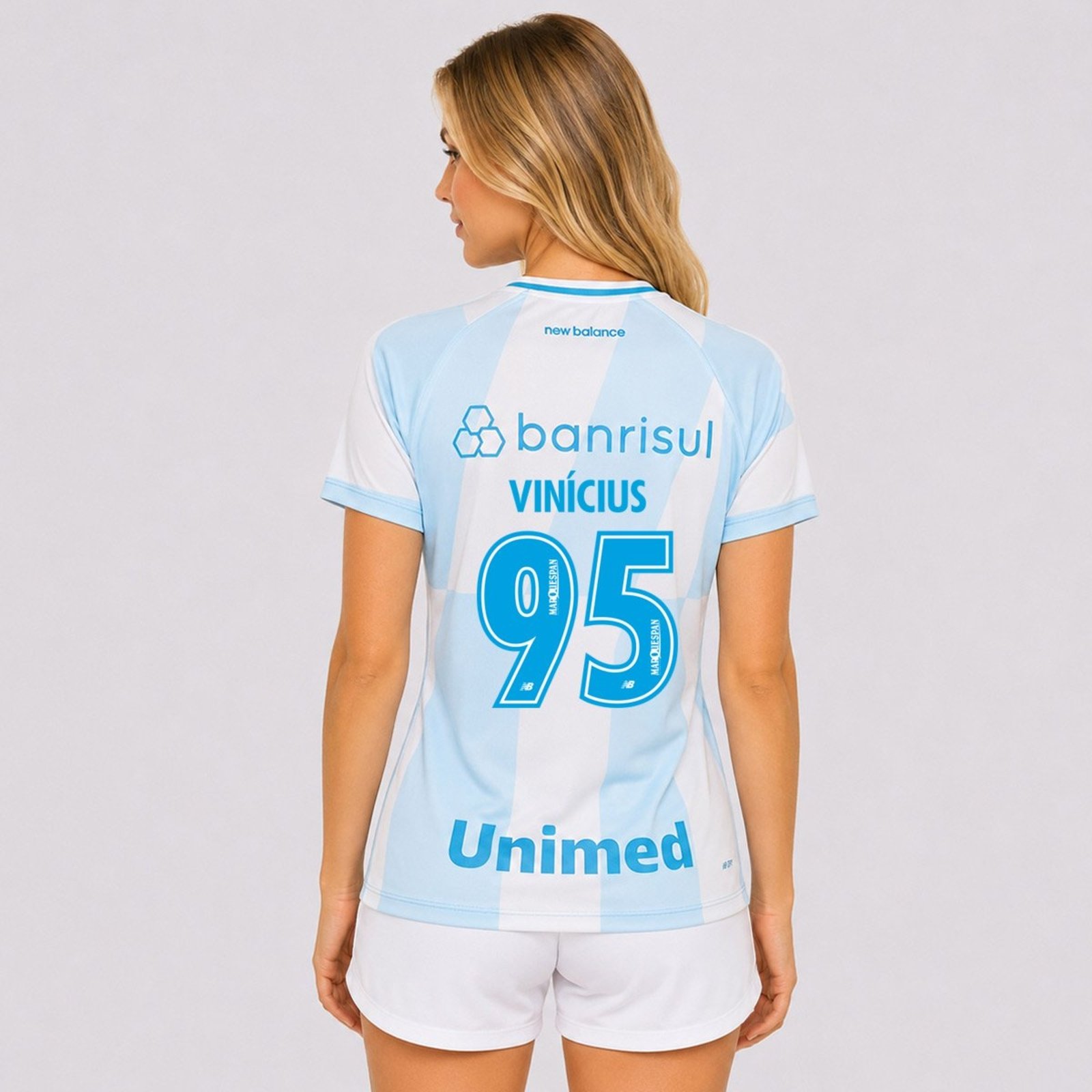 Camisa New Balance Grêmio II 2026 Feminina 95 Vinícius