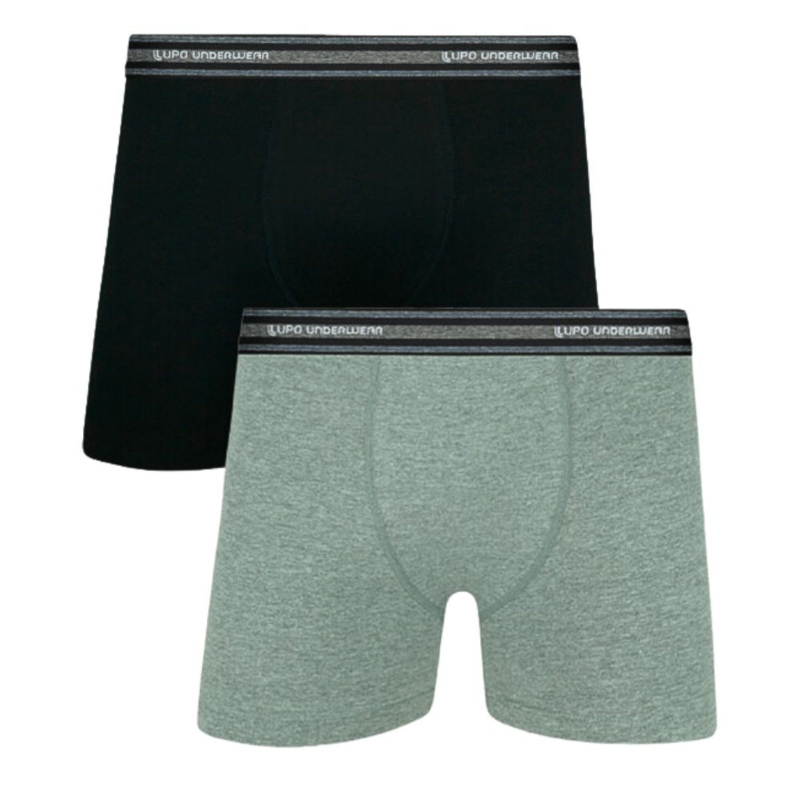 Kit 2 Cuecas Boxer Lupo Algodão com Elastano 523-088
