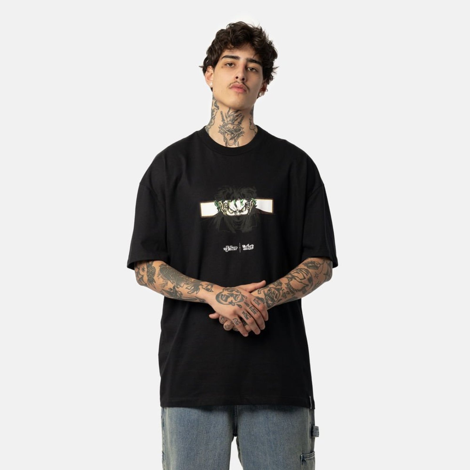 T-Shirt Lost Crazy PRETO