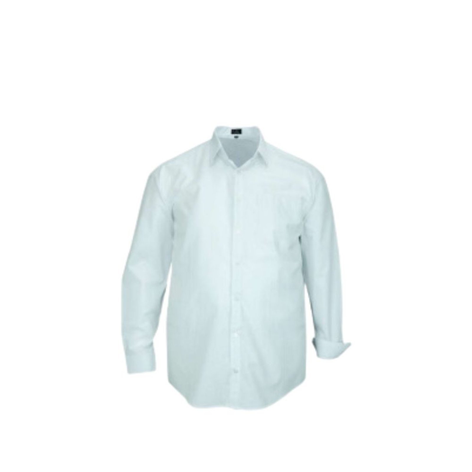 Camisa Manga Longa Amil Clássica Poliéster Plus Size Branco 3033