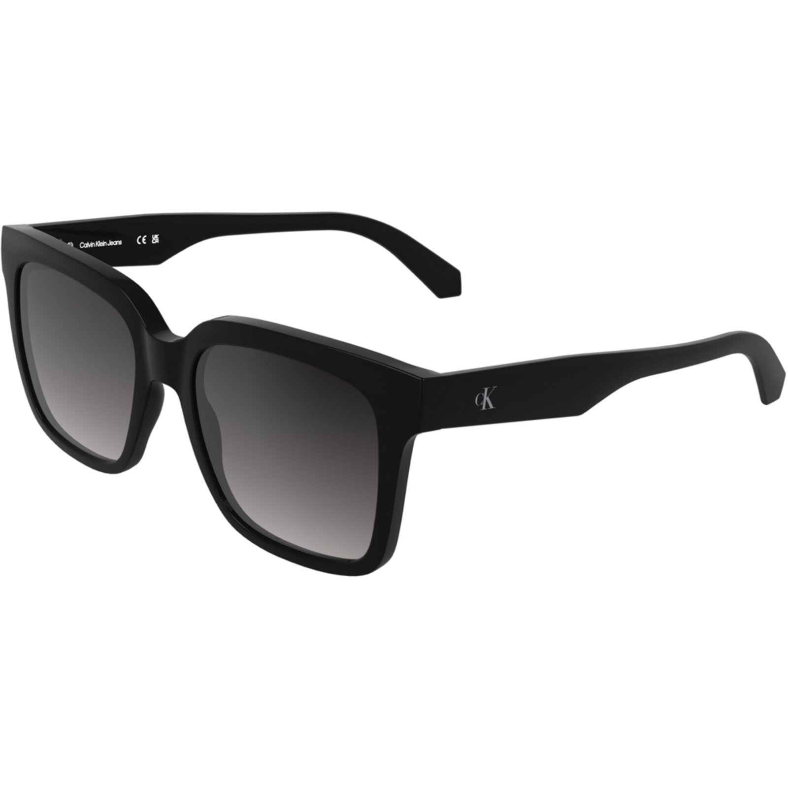 Vista 2 Óculos de Sol Calvin Klein Jeans 25624S 001 Feminino preto Calvin Klein Jeans preto