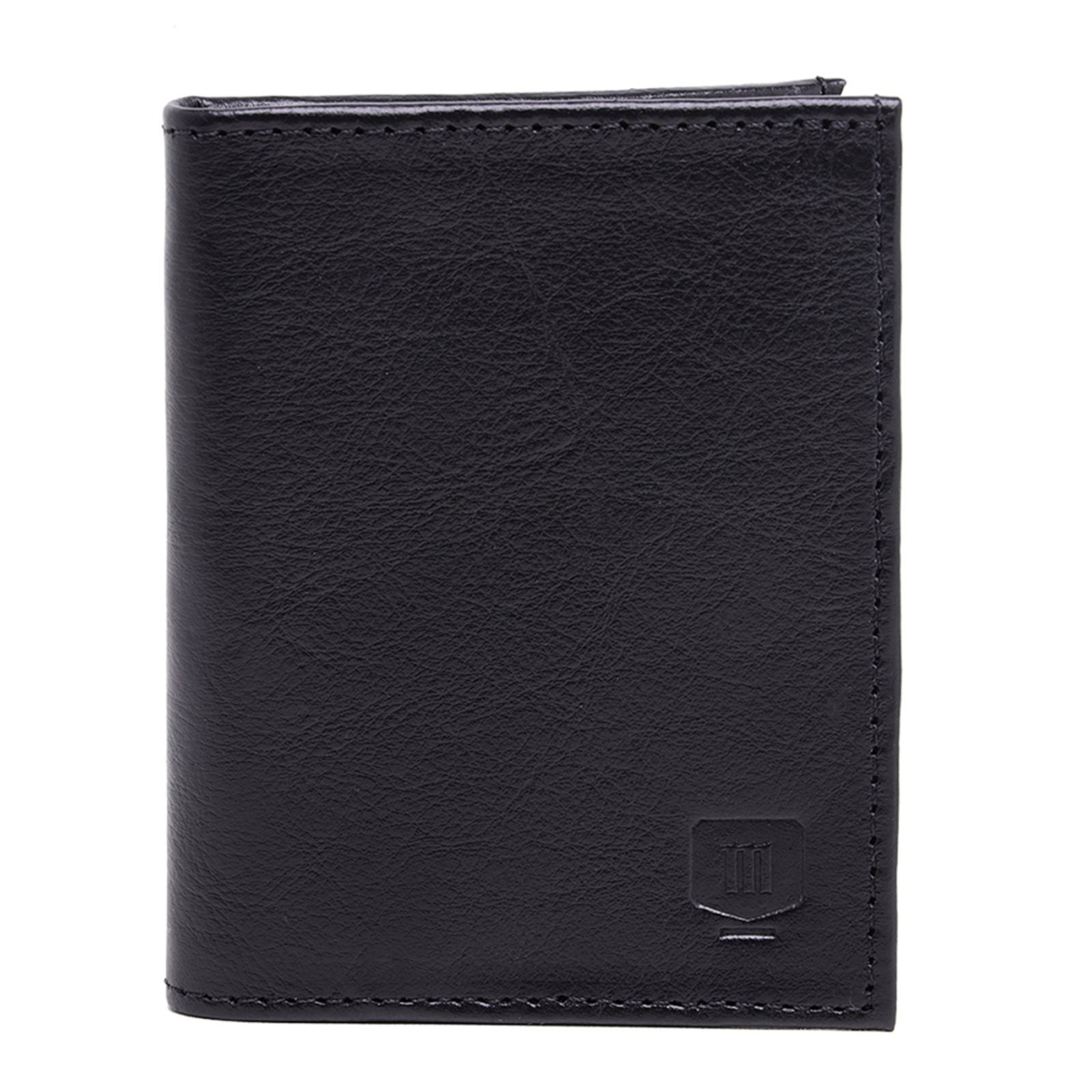 Vista 2 Carteira Masculina Malbork Couro Dinheiro Cartão CA-944LP preto Malbork preto