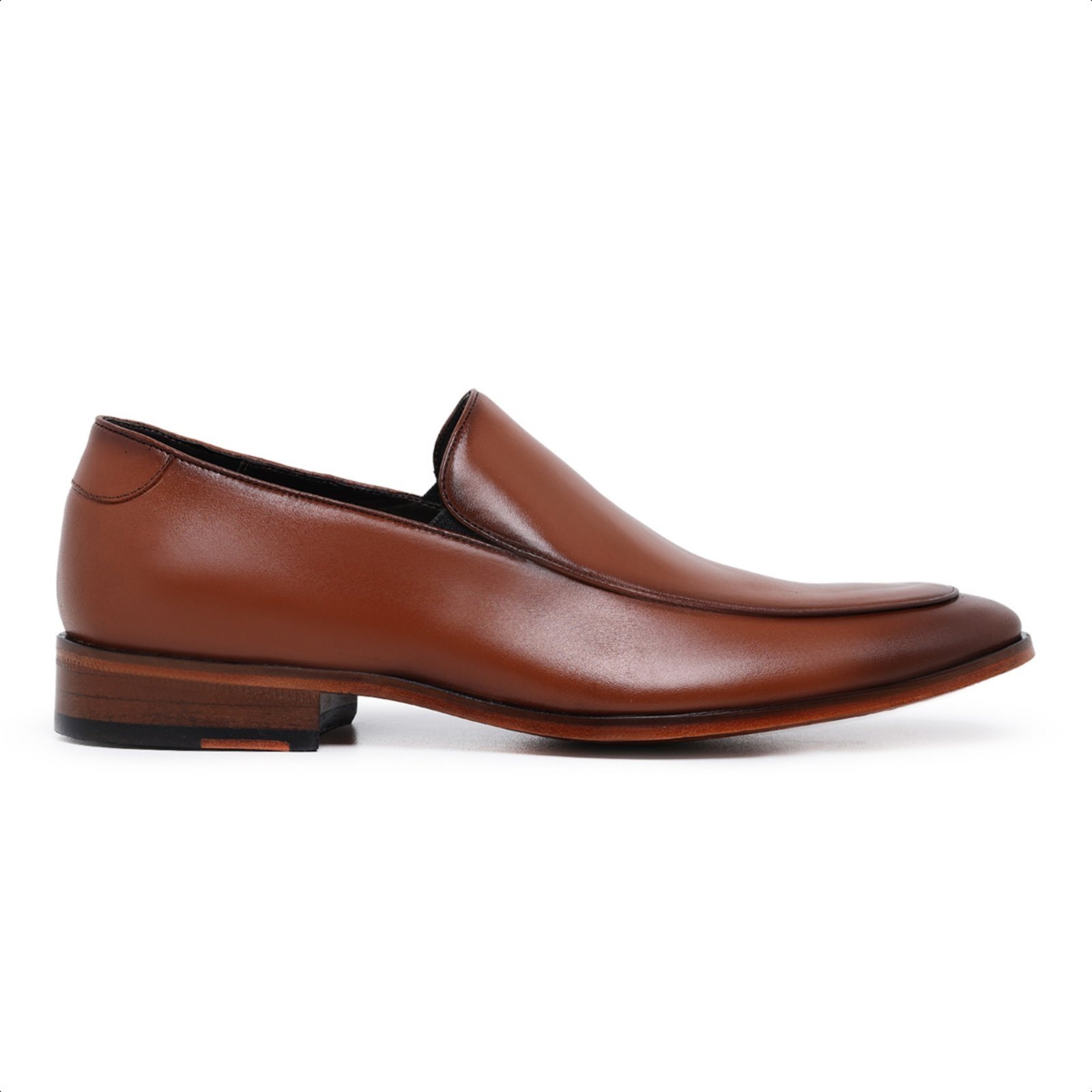Vista 2 Sapato Loafer Liso em Couro Sapato Luxo Paulo Vieira cor Paulo Vieira Homem caramelo Paulo Vieira Homem caramelo