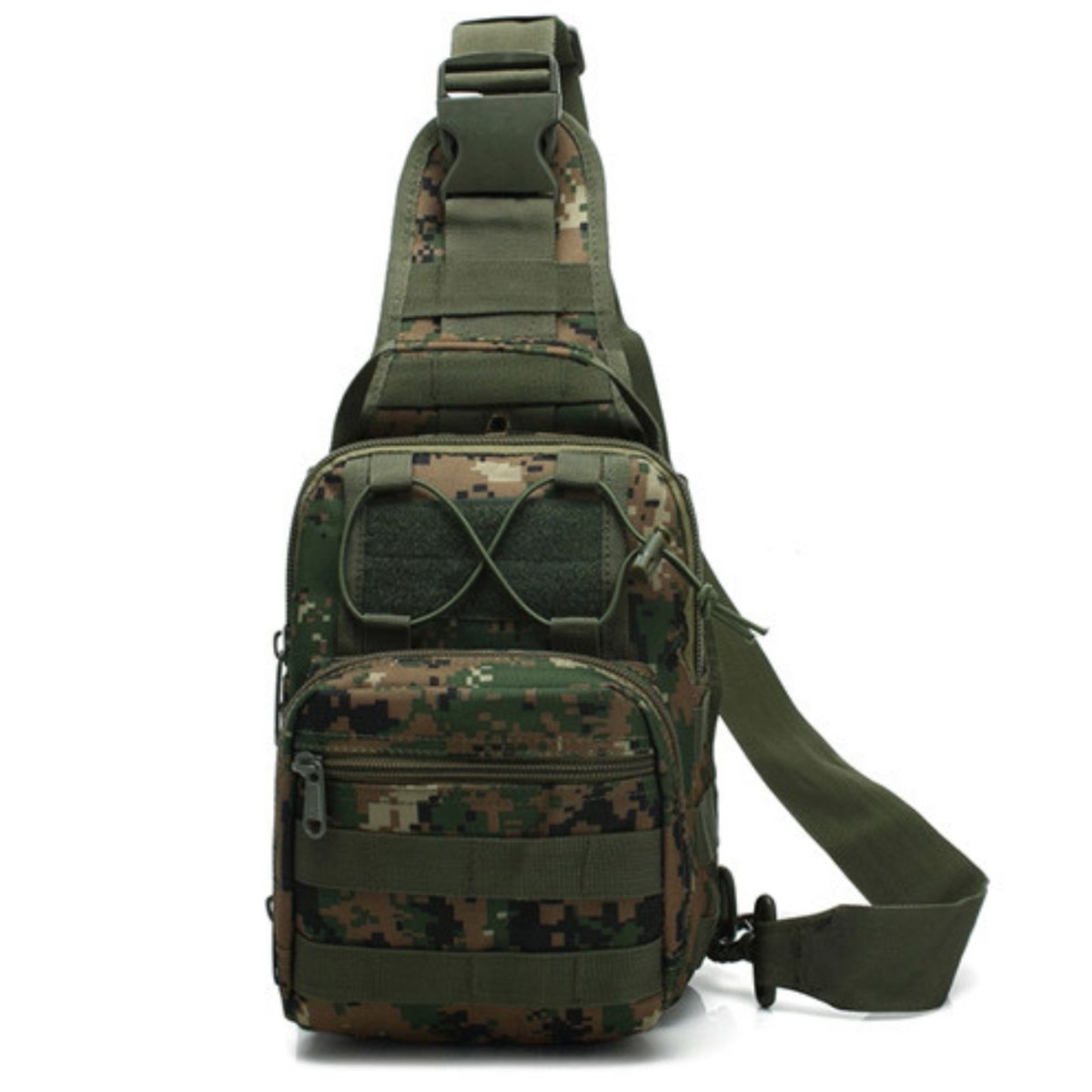 Bolsa Masculina Transversal Militar Shoulder Bag Tatica Mochila de Lado Peito