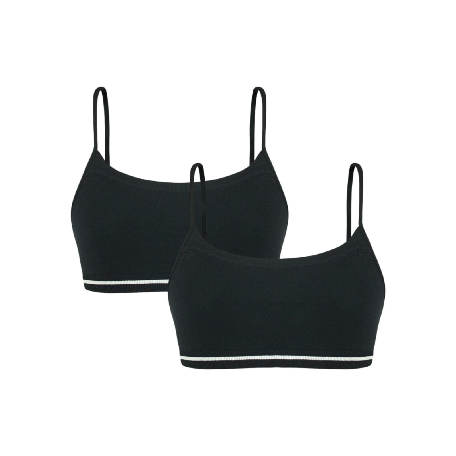 Kit 2 Tops Básico Loba Lobinha Sem Costura Original