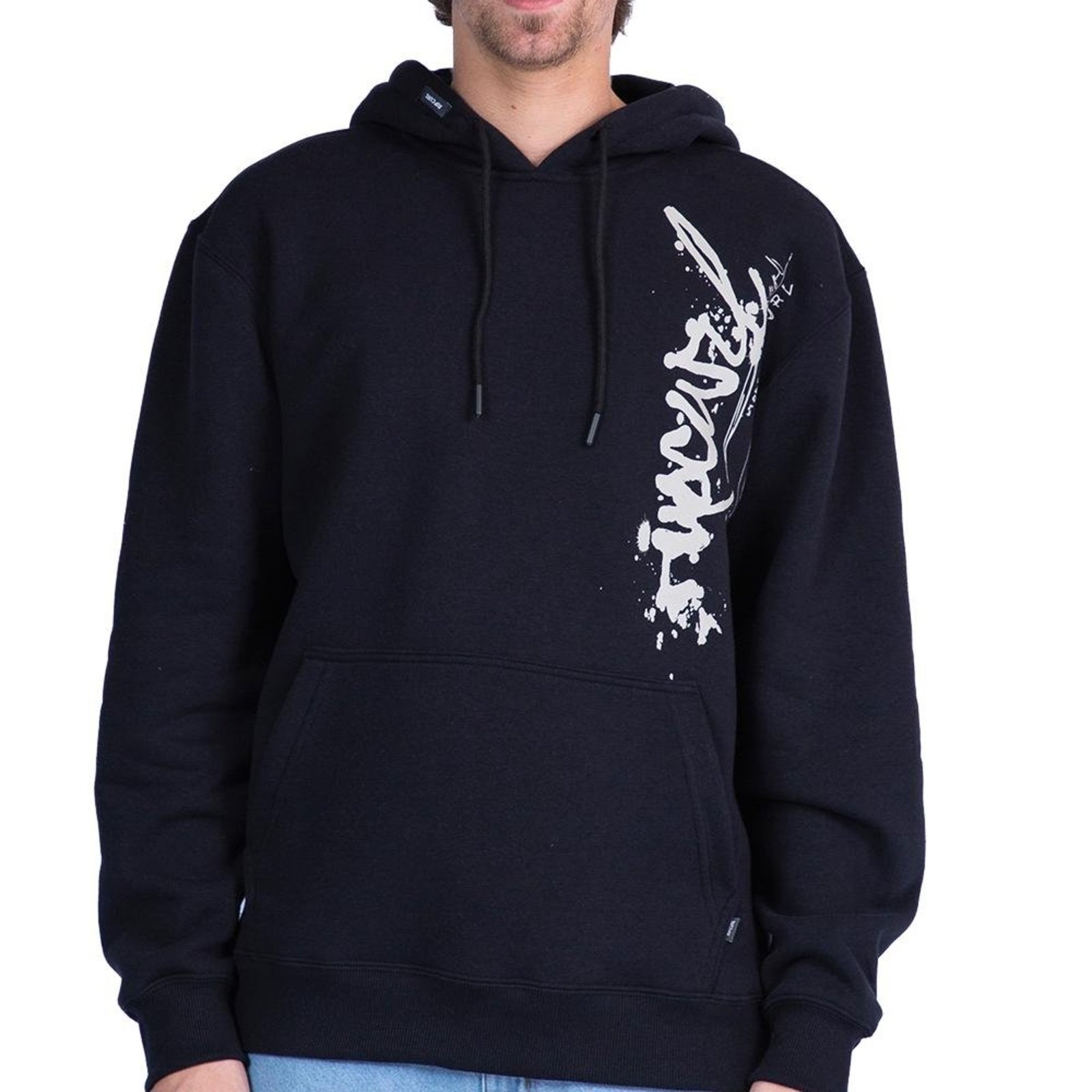 Moletom Rip Curl Canguru Inner Visions WT26 Masculino Black