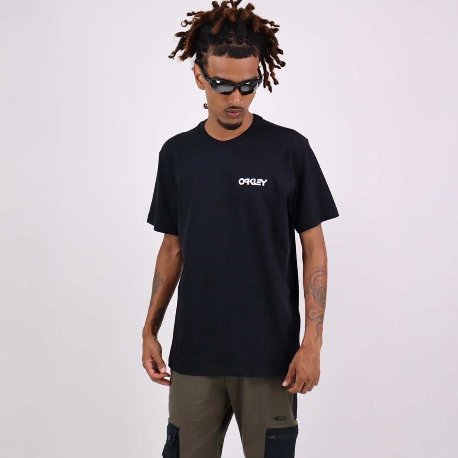 Camiseta Oakley Topography Map SS Tee Preto
