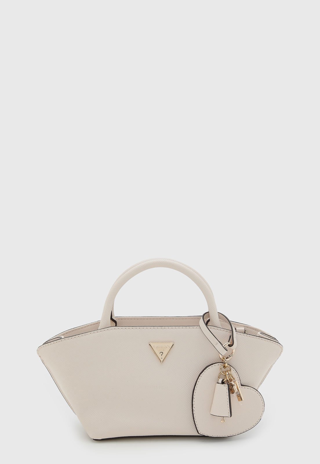 Vista 2 Bolsa Feminina Guess Grande Texturizada Off-White off-white white off-white white