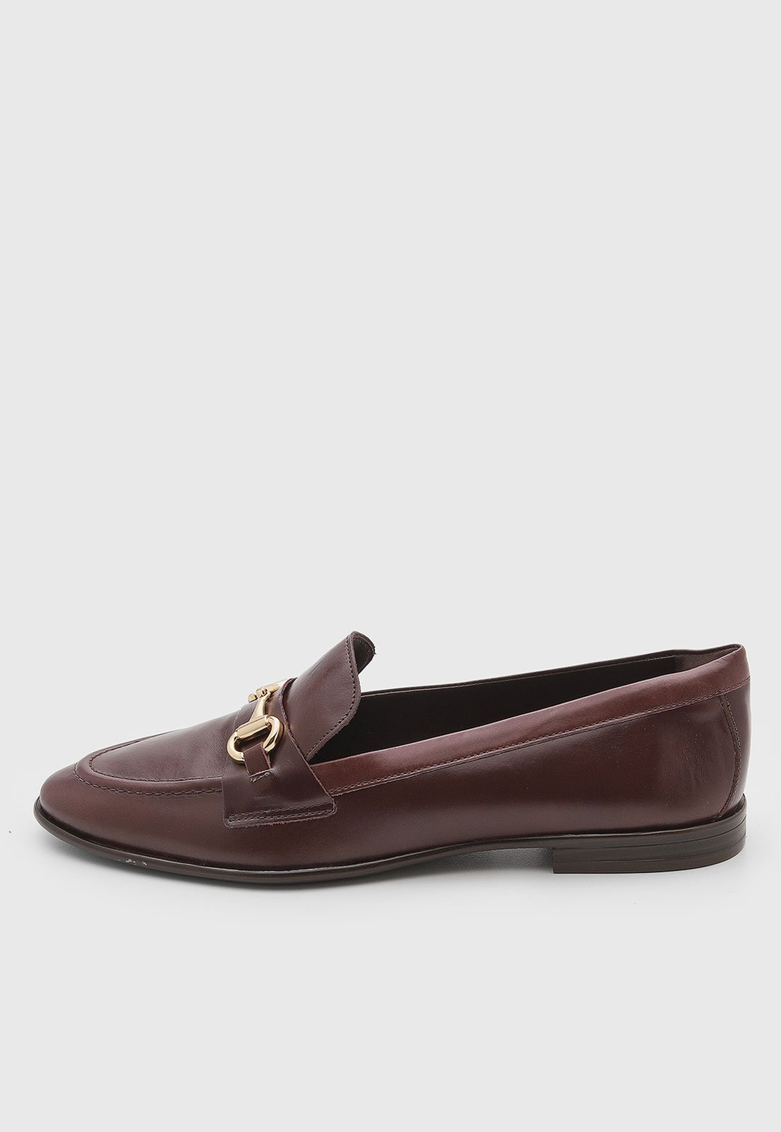 Mocassim Feminino Arezzo Couro Marrom