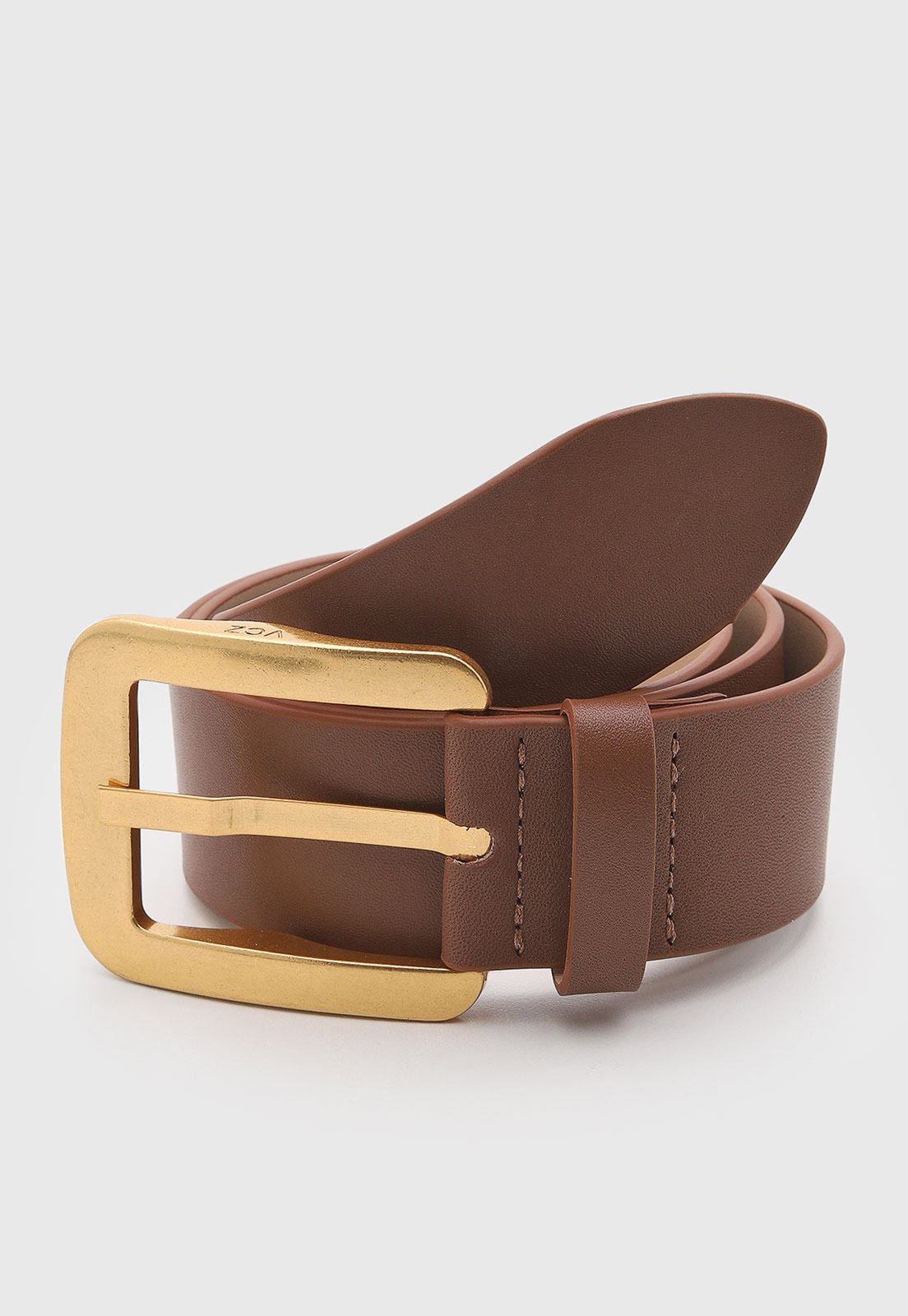 Cinto Feminino Vicenza Fivela Metal Couro Marrom
