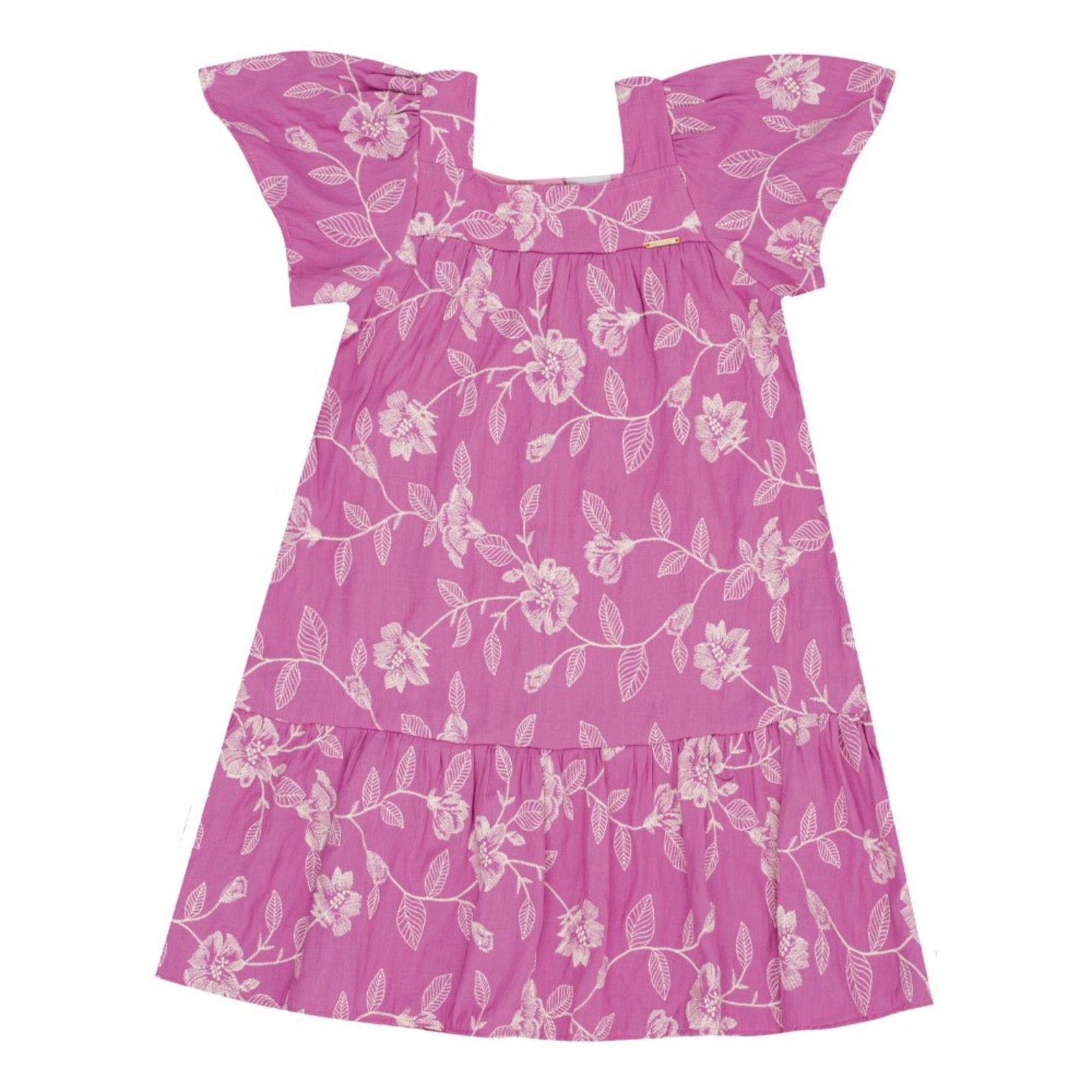 Infantil - Vestido Rosa Pulla Bulla Menina - 53423-13