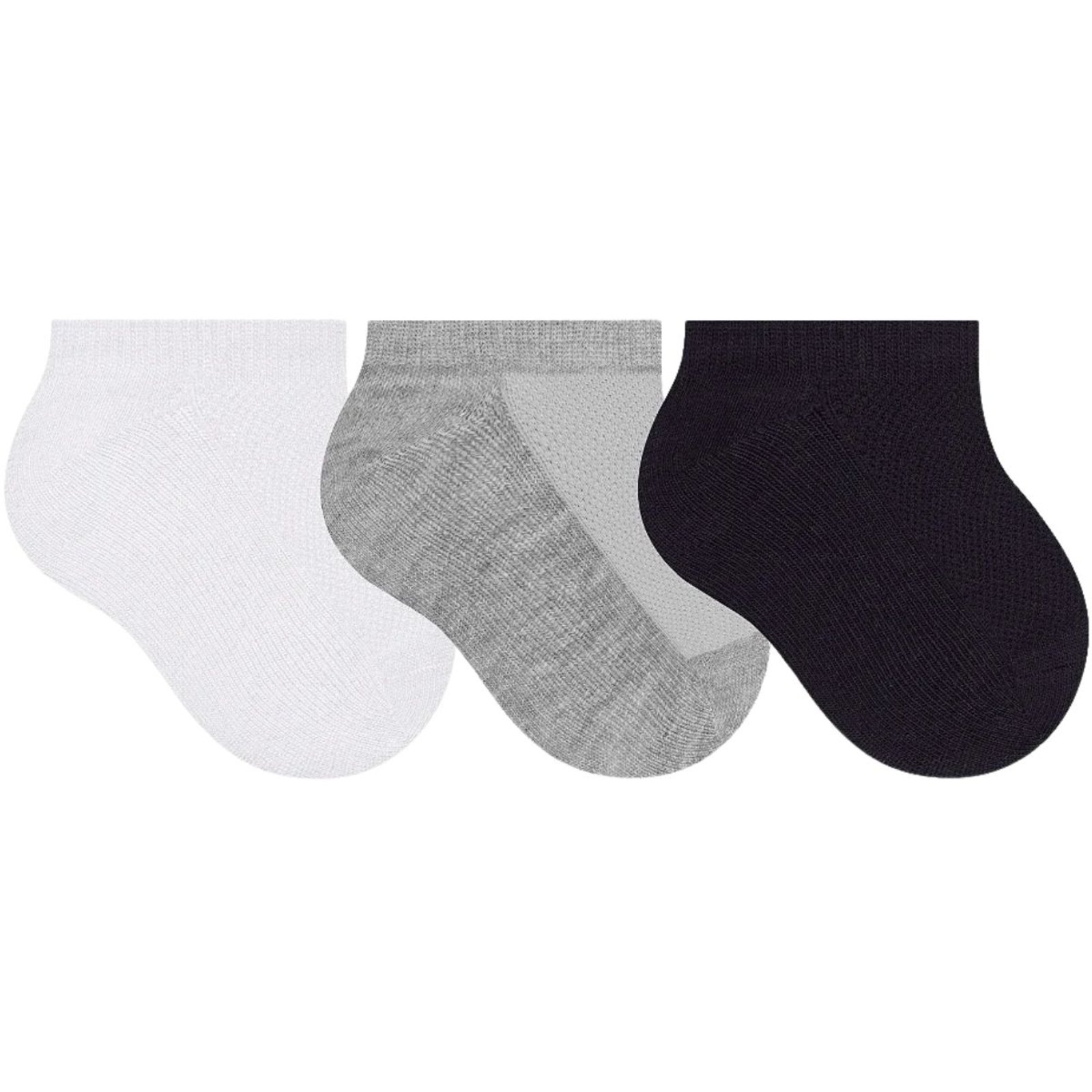 Kit 3 Pares Meia Sapatilha Selene