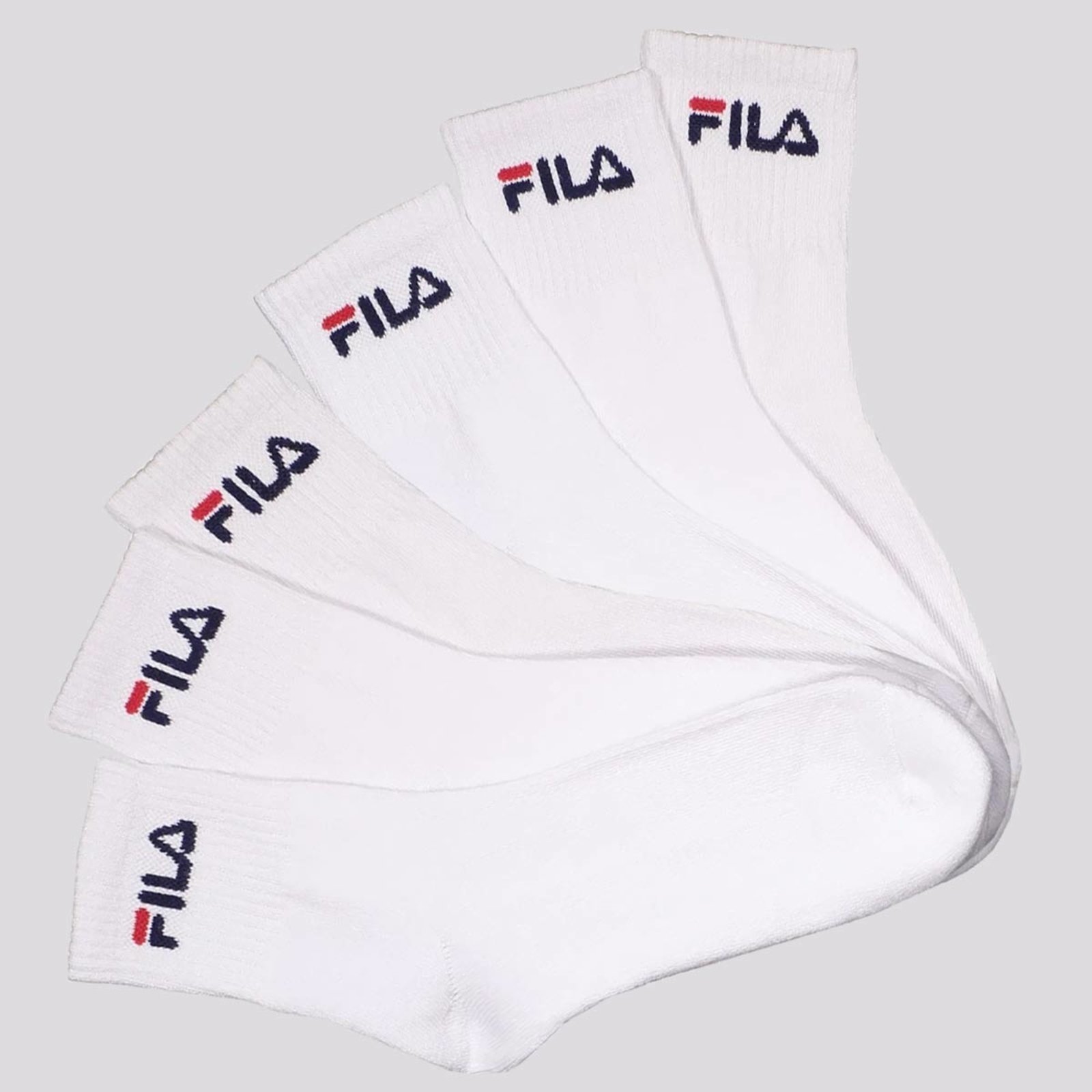 Kit Meia Fila 6 Pares Cano Médio