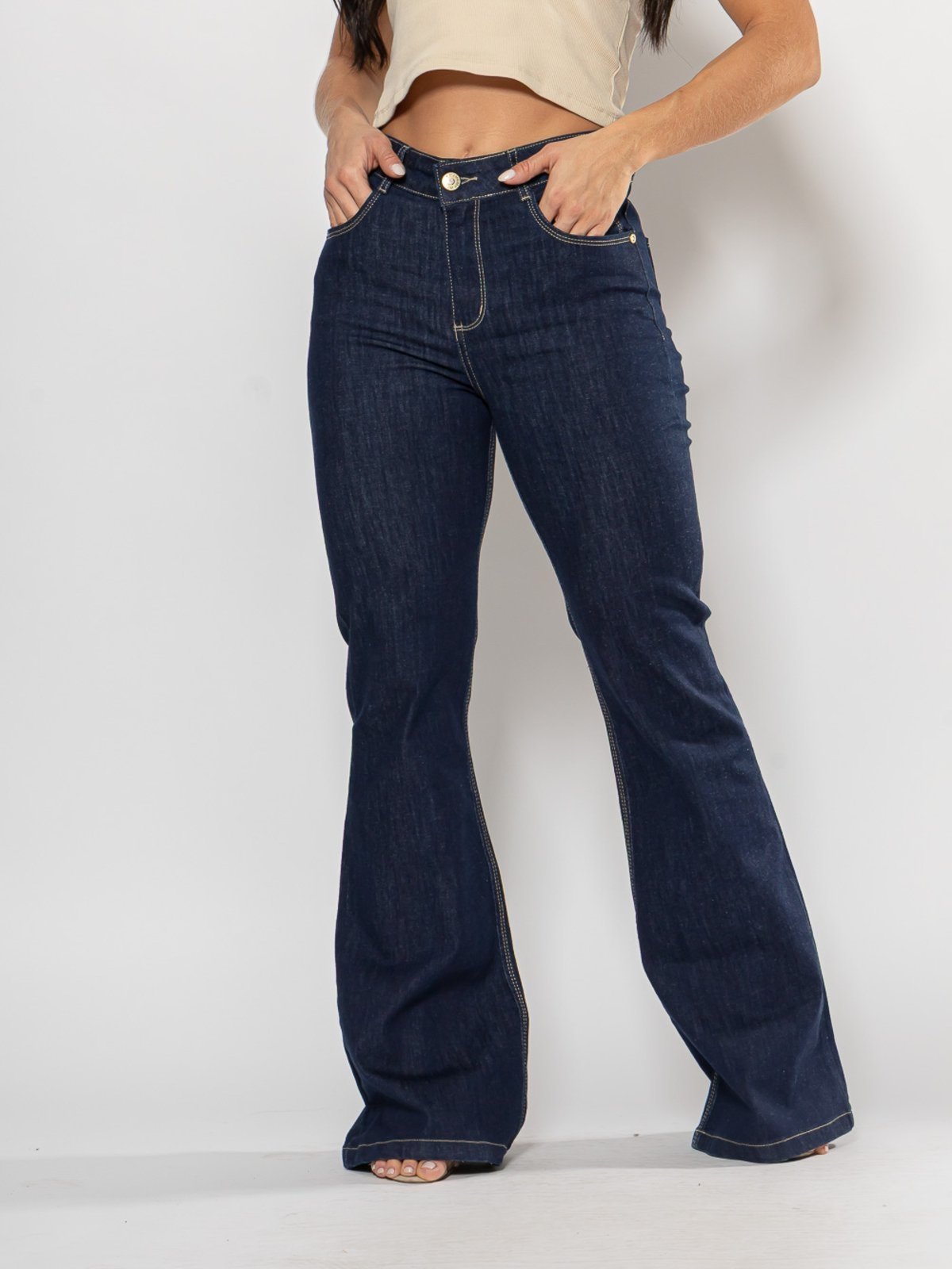 Calça Jeans Feminina Flare Crocker – 50894