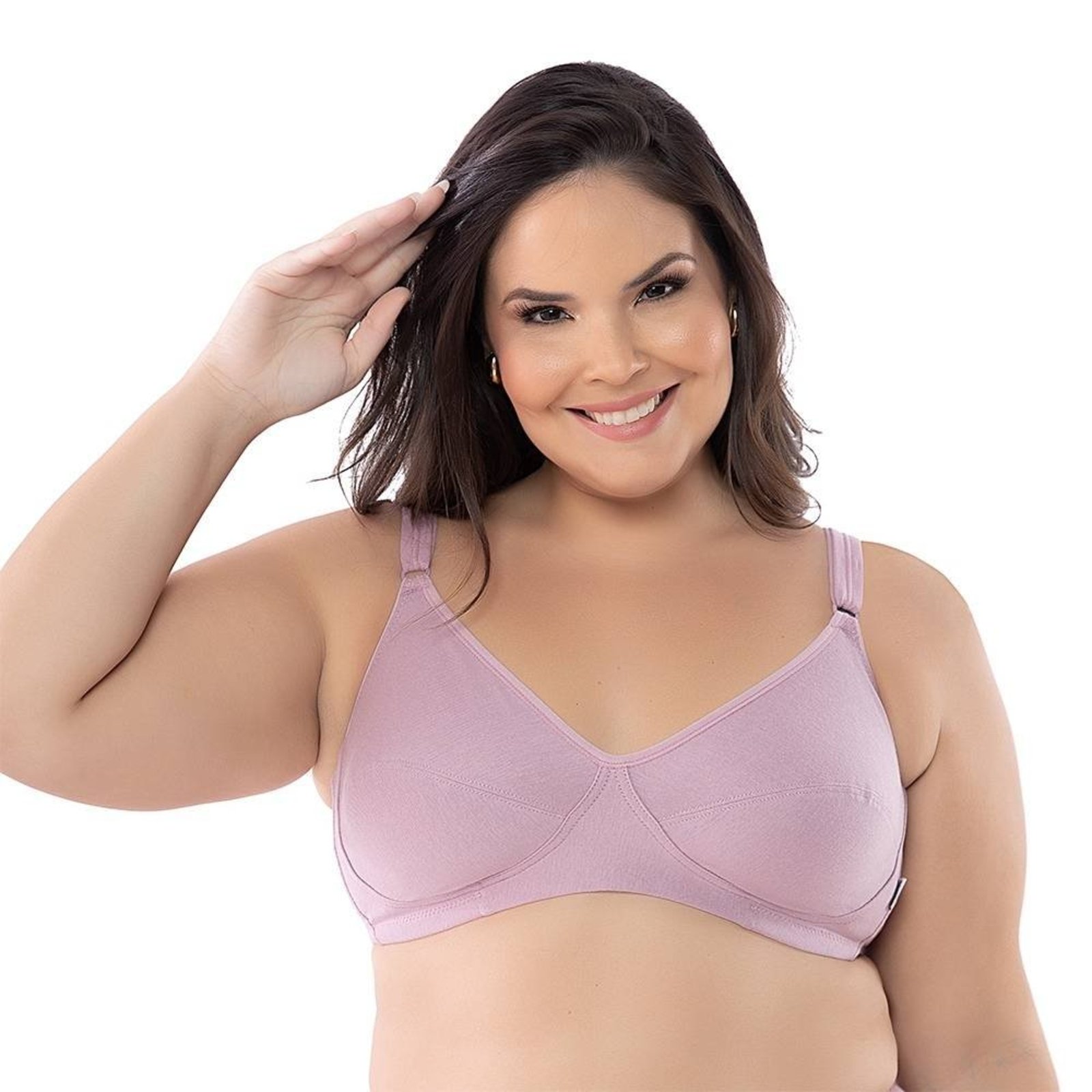 Sutiã Delrio 40707 100% Algodão - Rosa