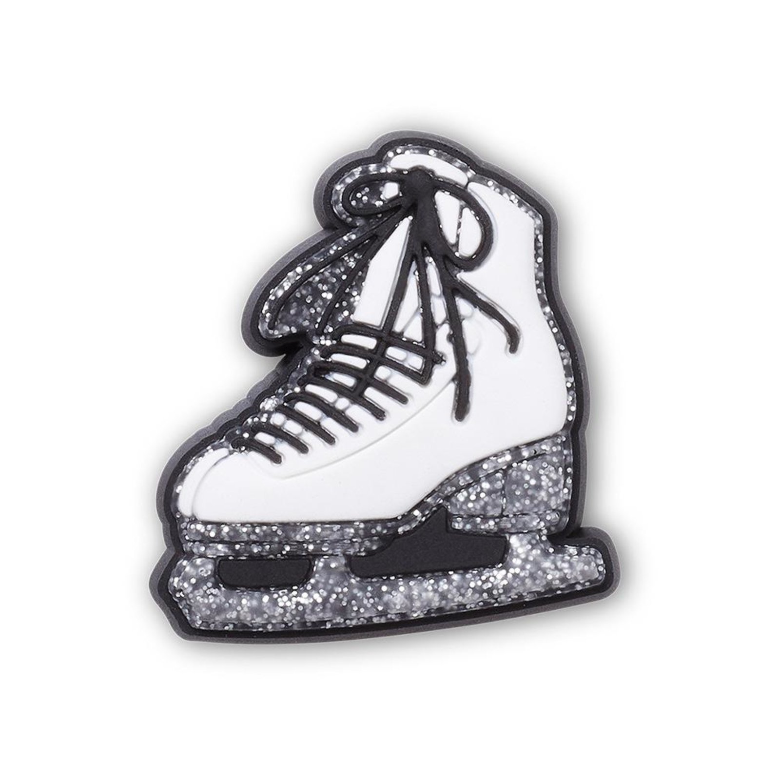 Infantil - Jibbitz™ patins de gelo brilhante unico Branco