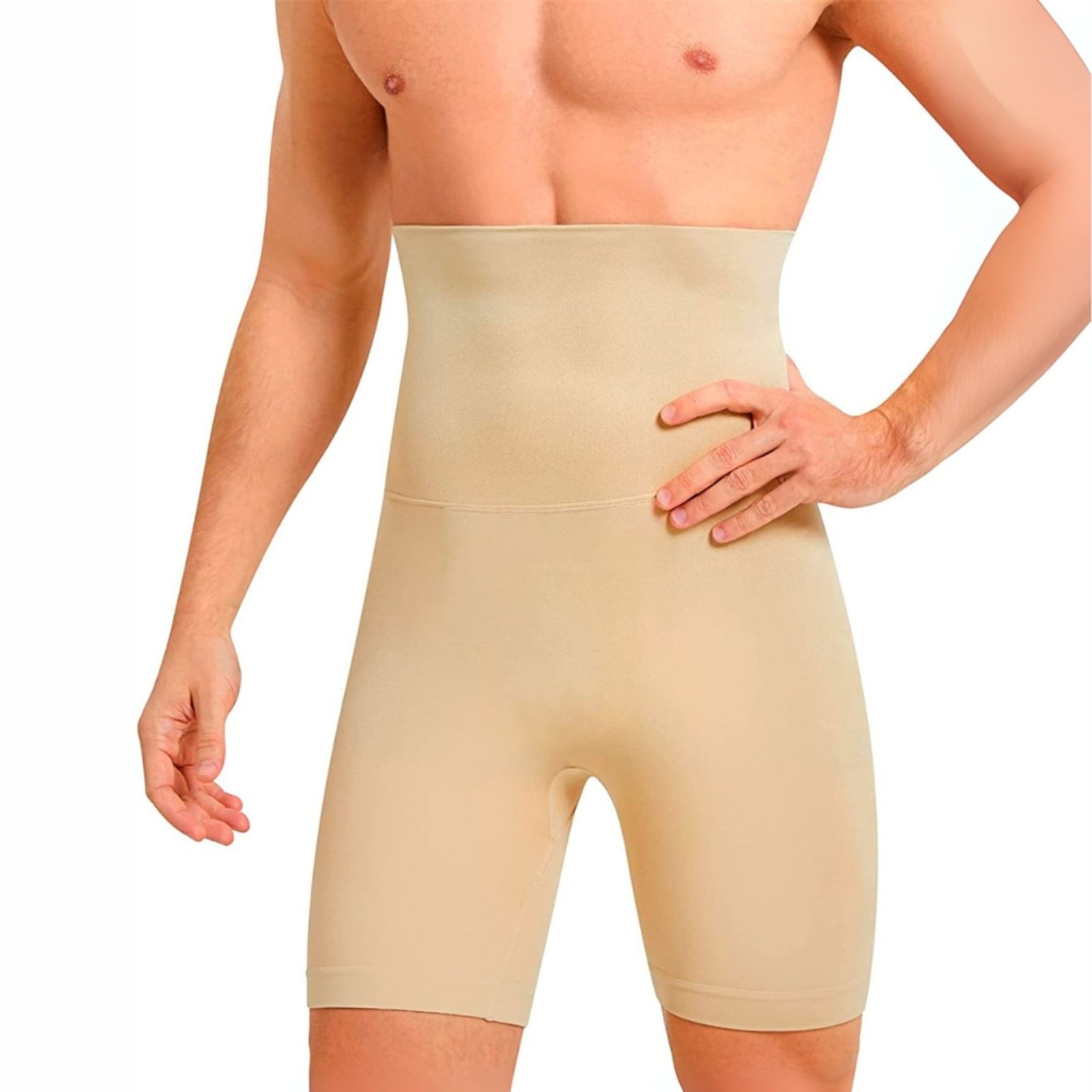 Short Modelador de Compressão Slim Fitness Bege