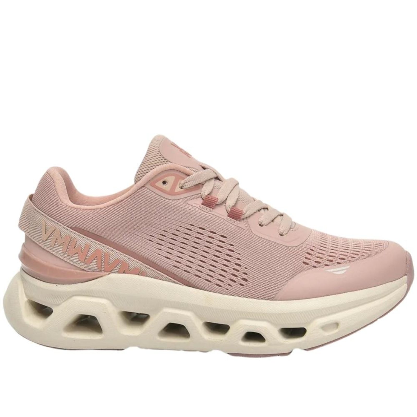 Tênis Esportivo Feminino Jacar Mesh Via Marte 378-001 Rosa Incolor