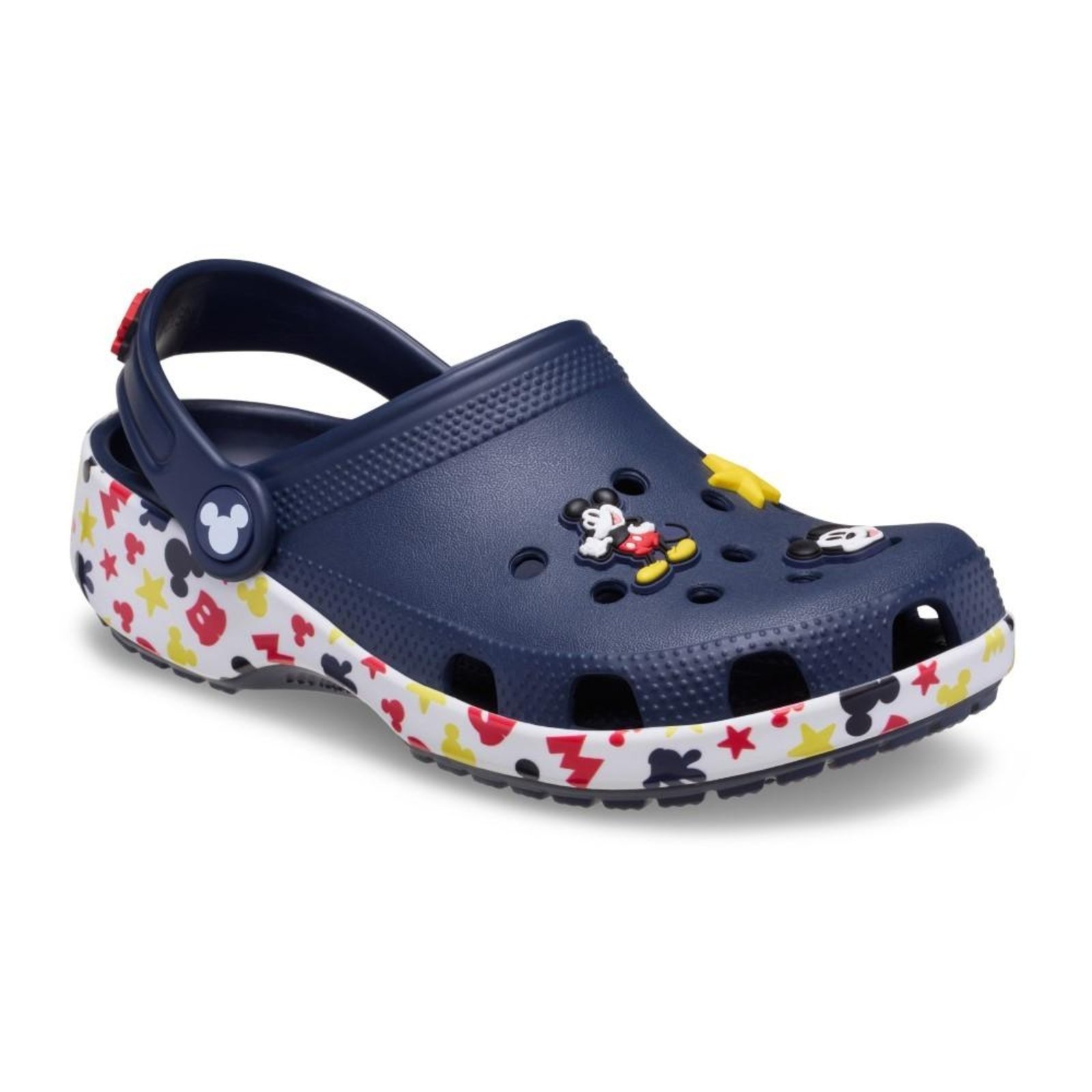 Vista 3 Infantil - Sandália crocs mickey and friends classic clog k multi multicolorido Crocs multicolorido