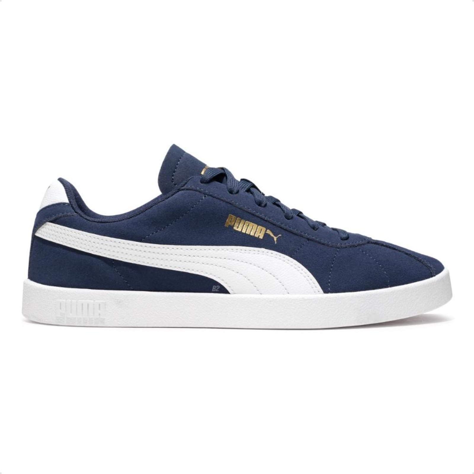Tênis Puma Club II Masculino Azul Marinho