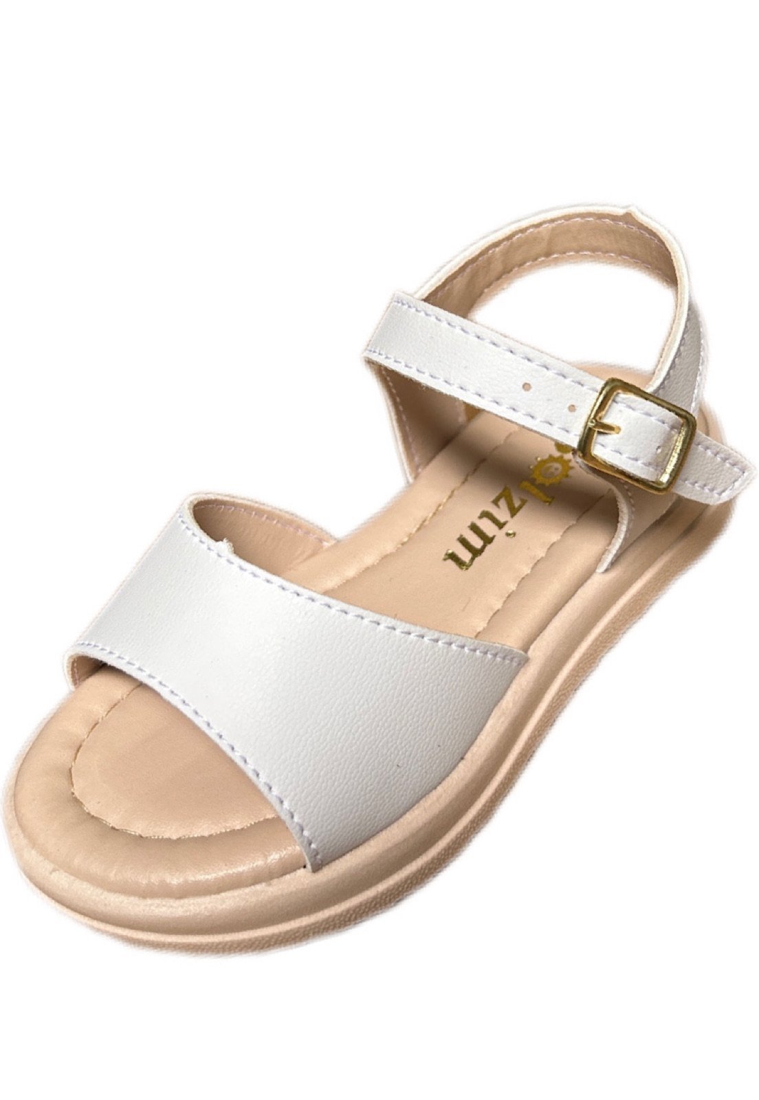 Infantil – Sandalia menina Gaspea para meninas Solzim Branca