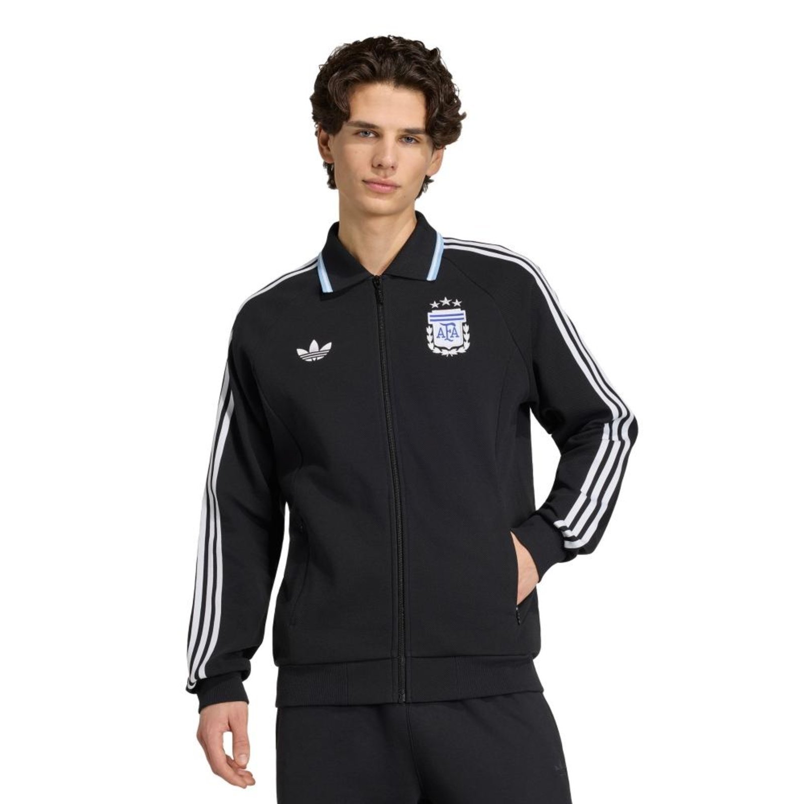 Jaqueta Hino II Seleção Argentina adidas Performance Preto
