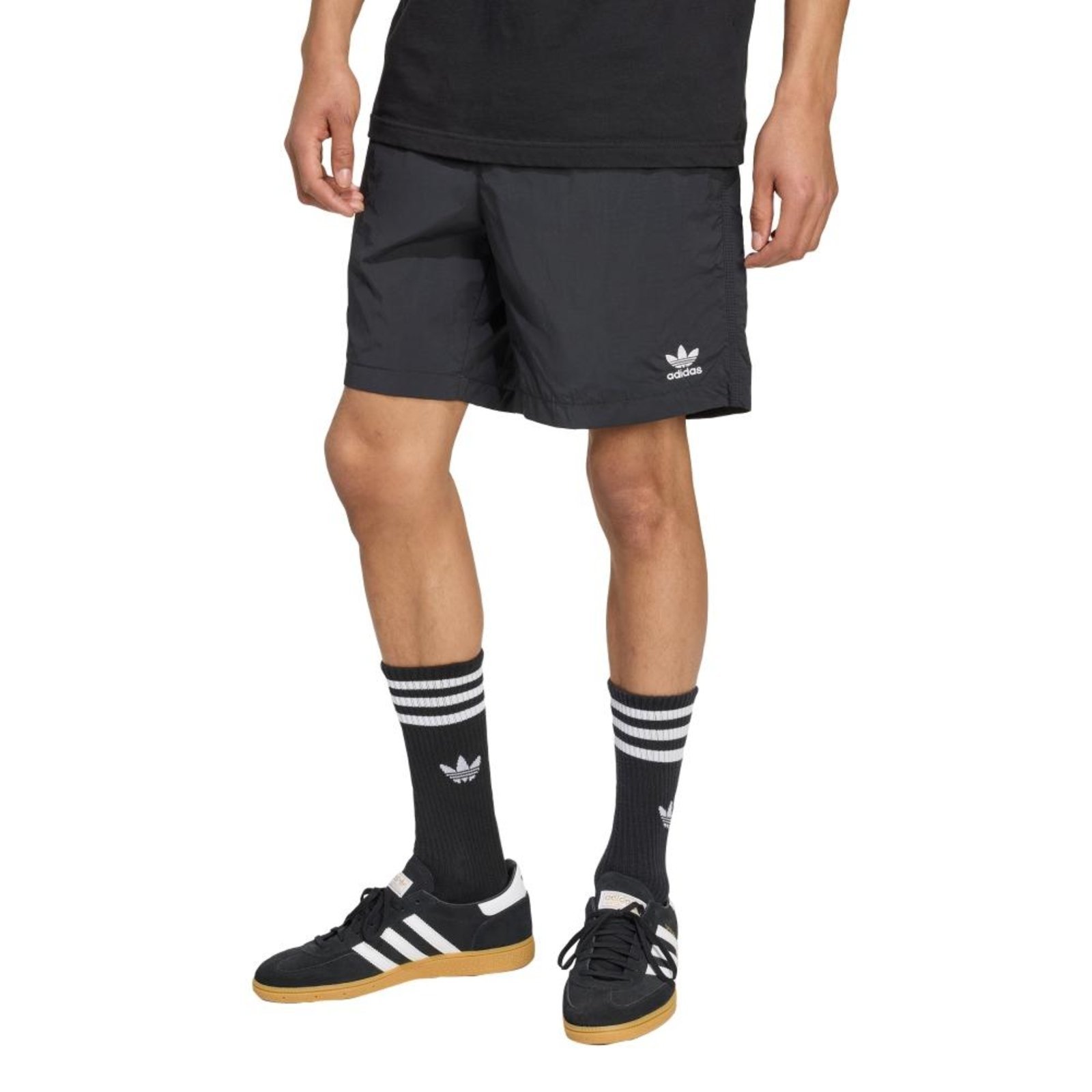 Shorts Woven Trefoil Essentials adidas Originals Preto