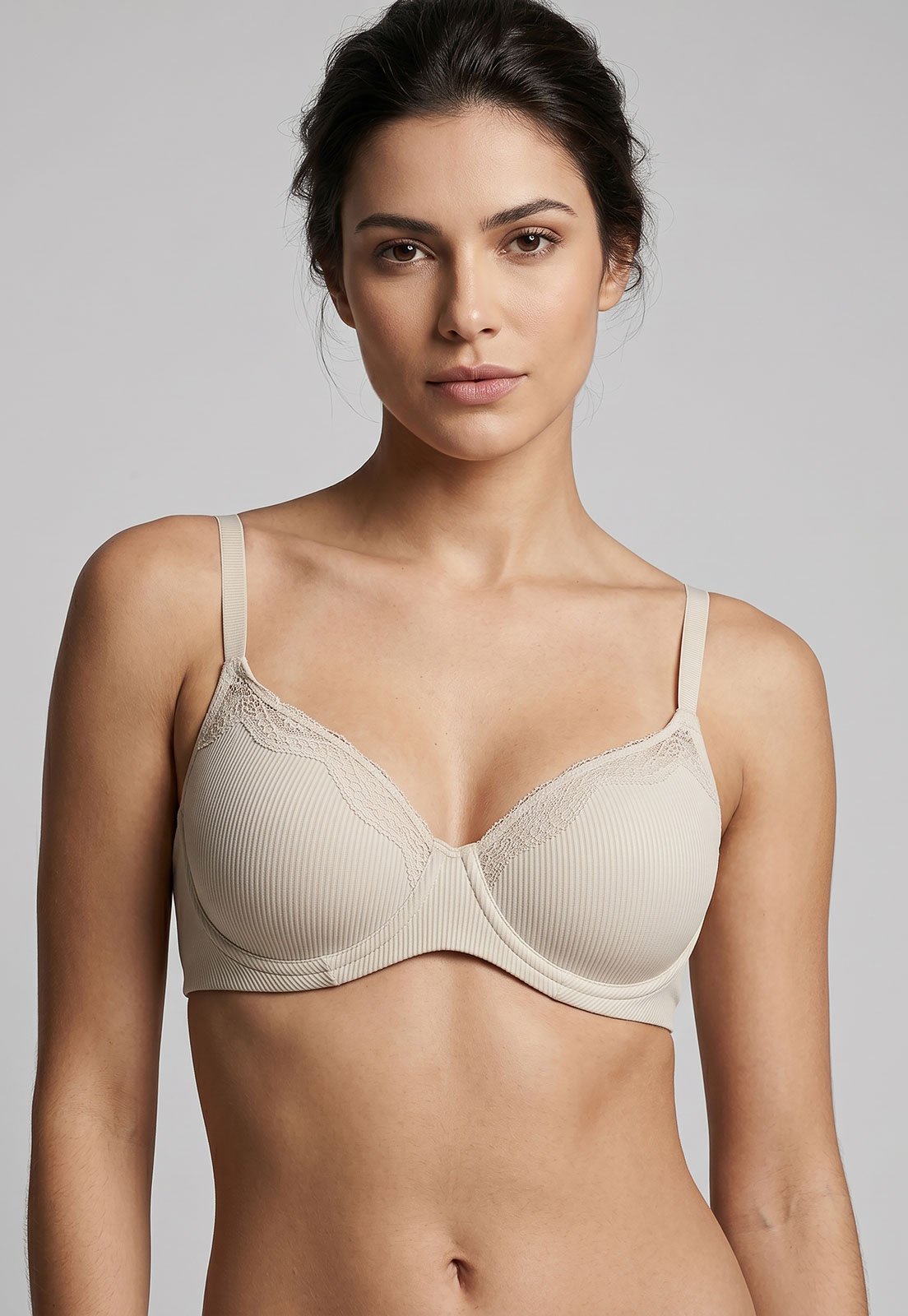 Sutiã Liz Lift Com Renda Off-White