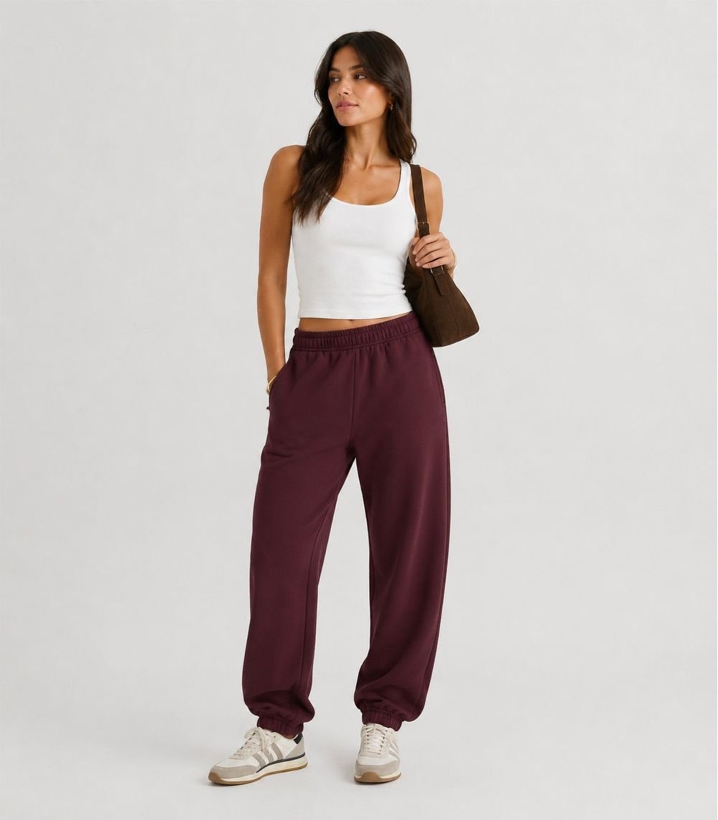 Calça Feminina Moletom Peluciado Infinita Cor Vermelho