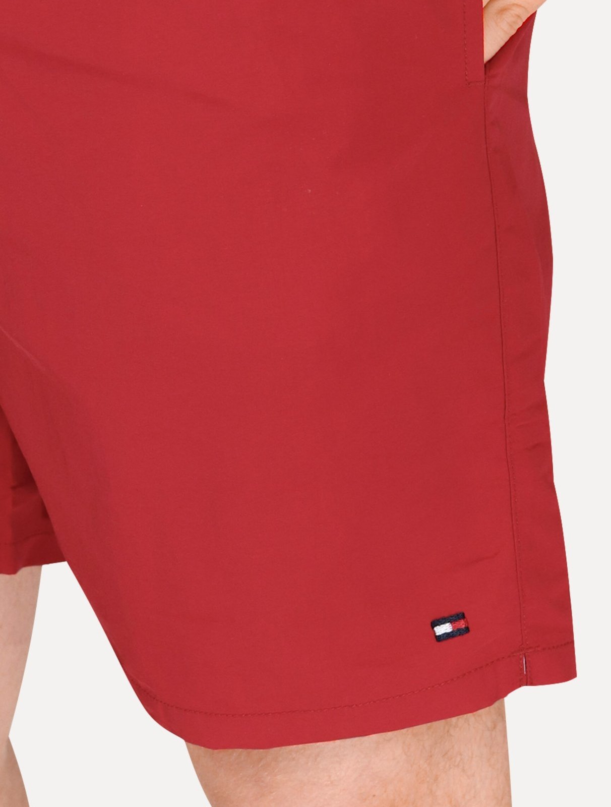 Vista 3 Short Tommy Hilfiger Masculino Regular Fit Medium Drawstring vermelho Tommy Hilfiger vermelho