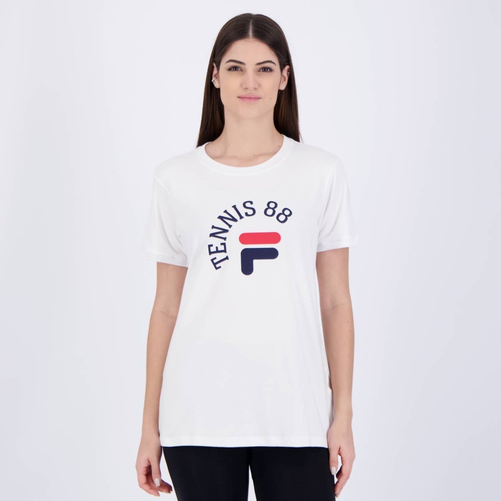 Camiseta Fila Court Club Feminina Branca
