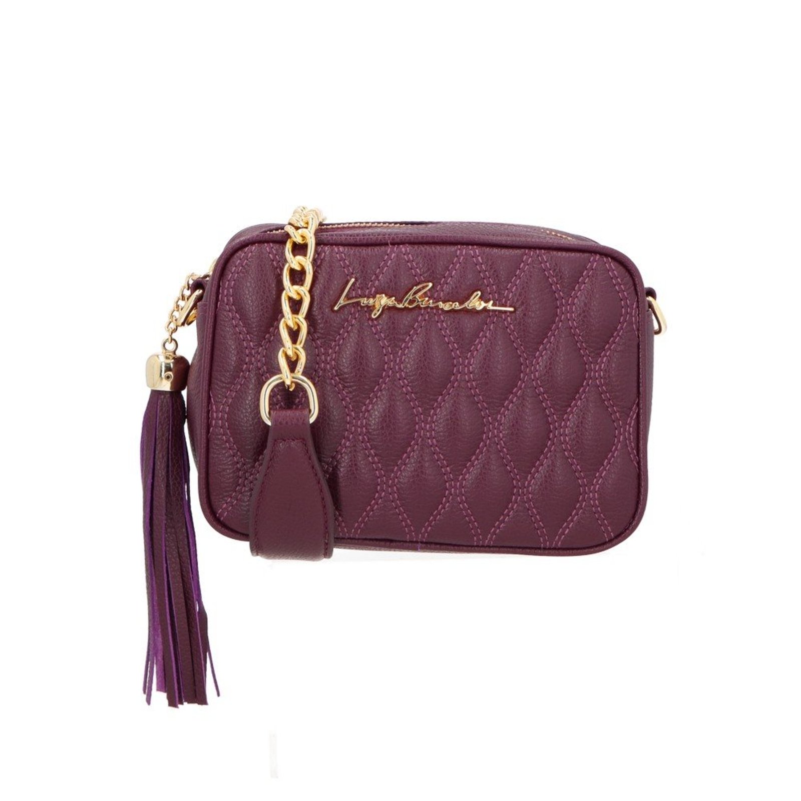 Bolsa Metal Luiza Barcelos 77770594 Vinho