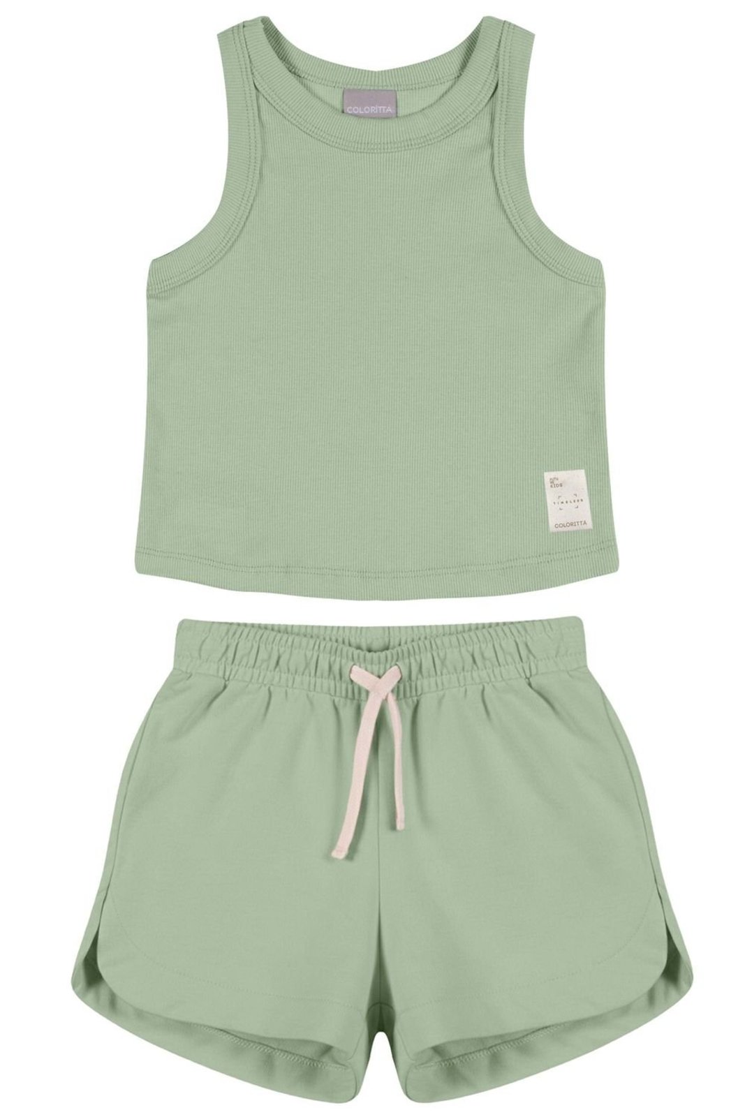 Infantil - Conjunto Menina Regata Timeless Colorittá Verde