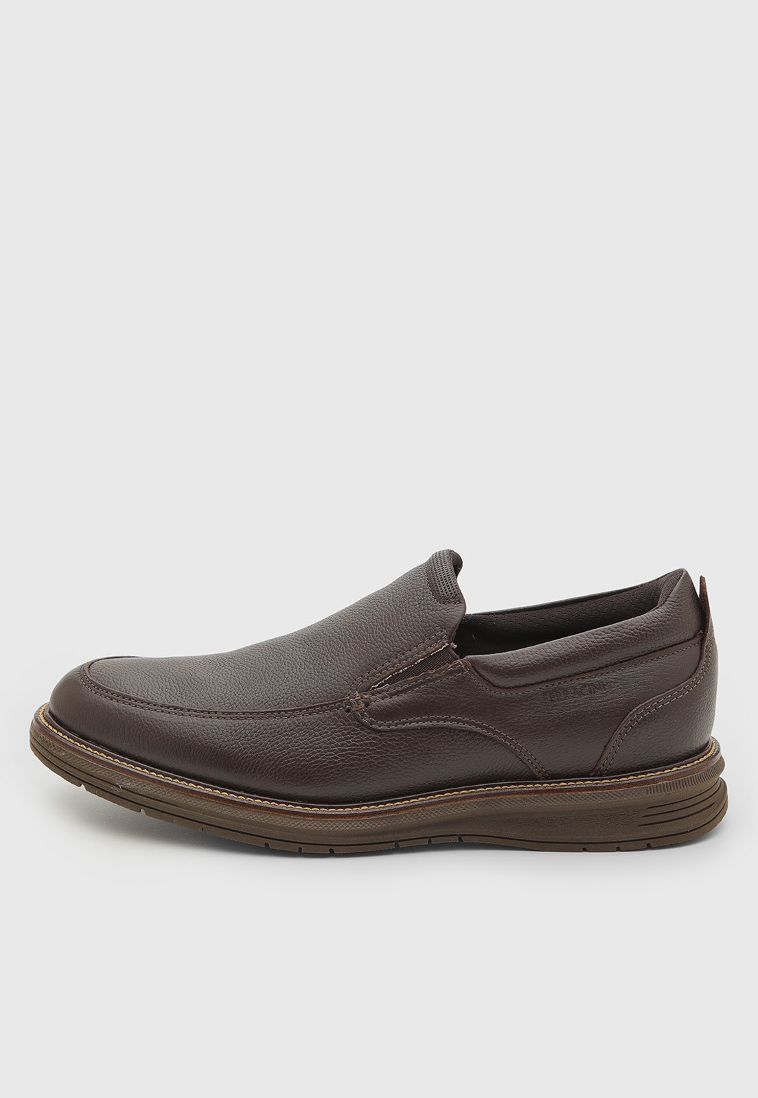 Sapato Masculino Ferracini Prisma Couro Marrom