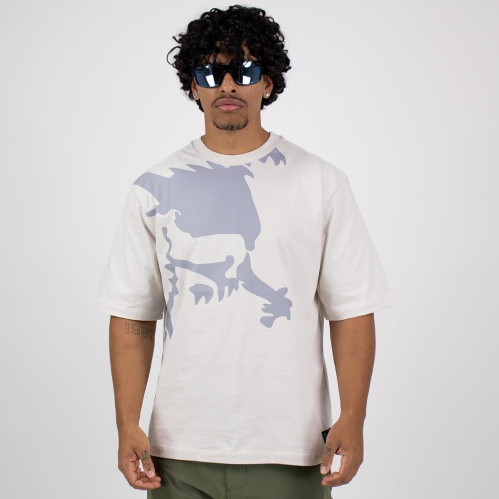 Camiseta Oakley Iconic Skull Tee Mist