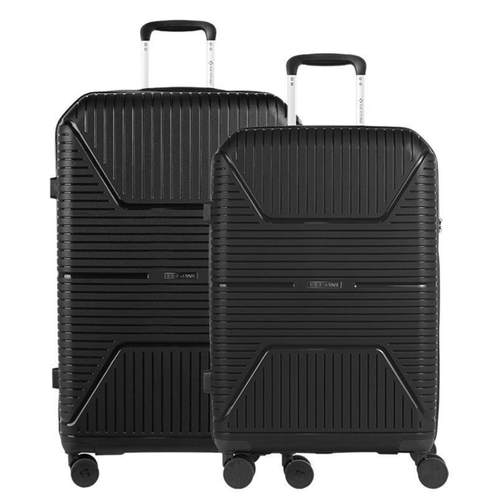 Infantil - Kit 2 Malas de Viagem Grande e Média PP Prime - Preto