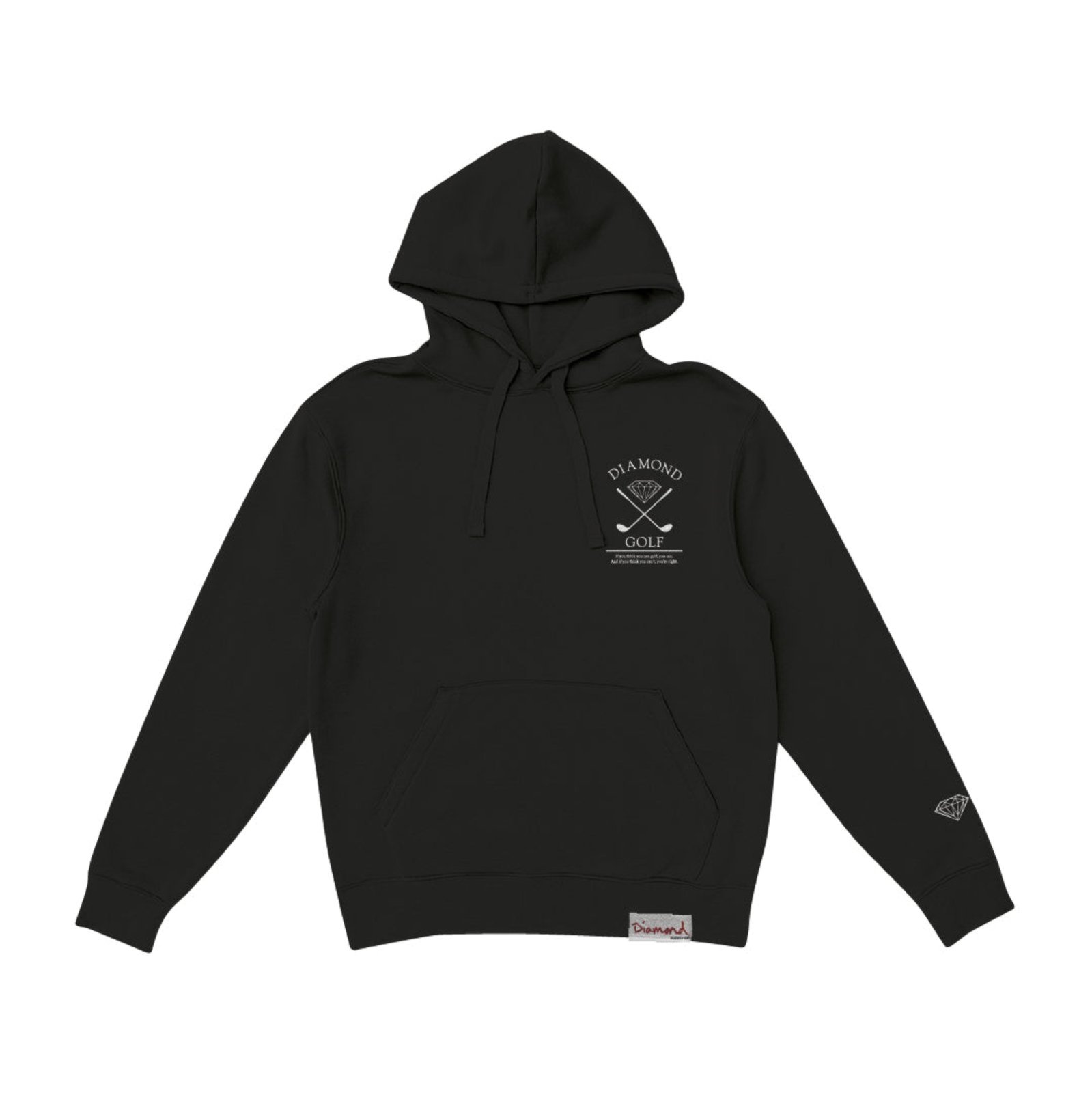 Moletom Diamond Golf Hoodie - BLACK