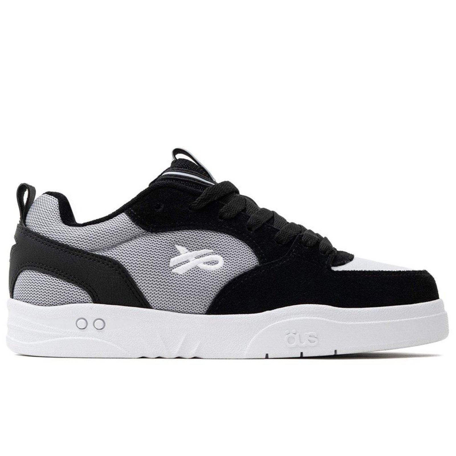 Tênis OUS Fluente Masculino PRT Branco Cinza Essencial
