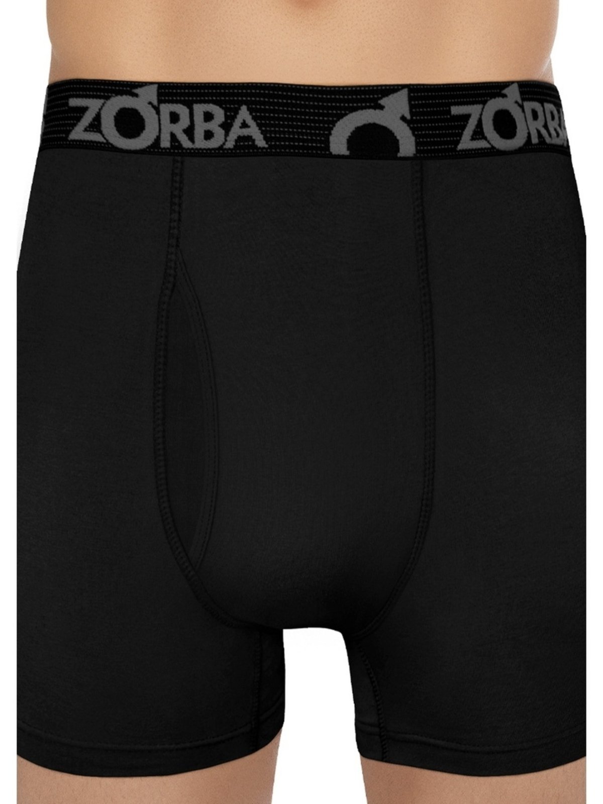 Cueca Boxer com Abertura Zorba 848 Preto