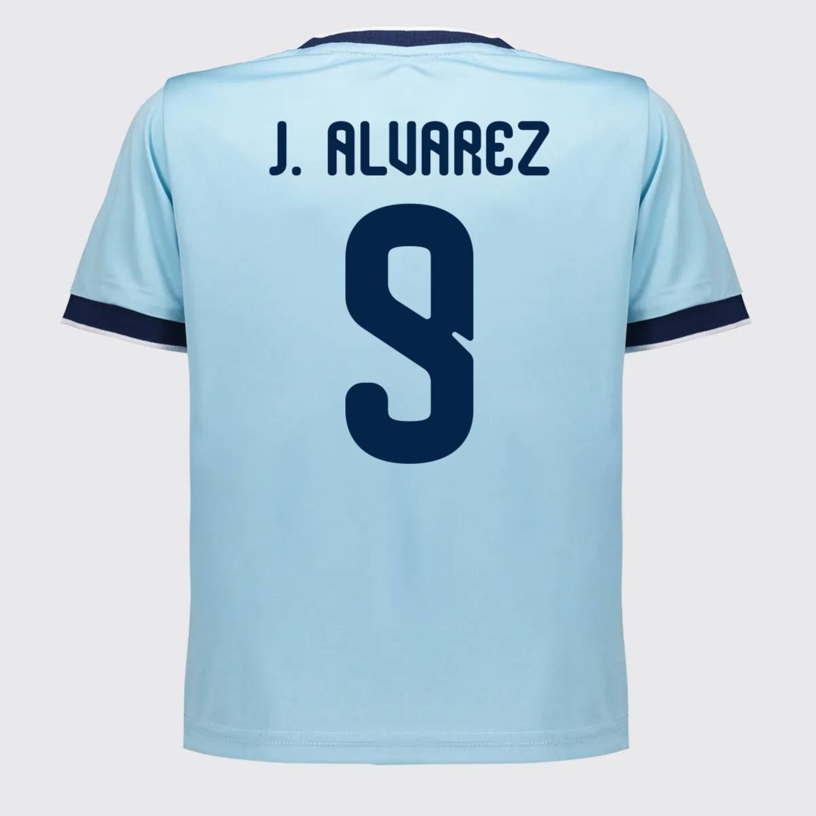 Camisa Argentina Lanes Azul 9 J. Alvarez