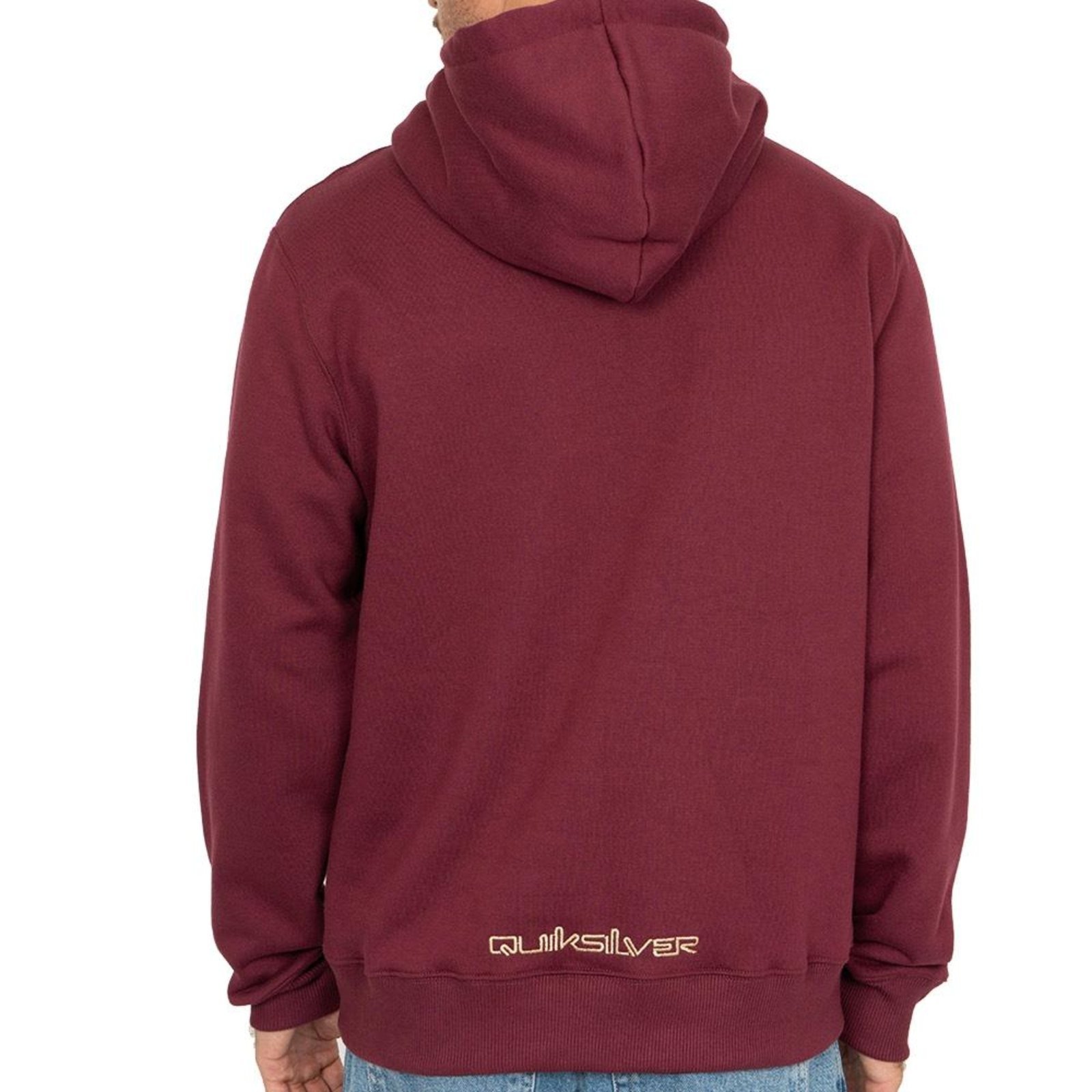 Moletom Quiksilver Canguru Soft Hologram PS WT26 Vinho
