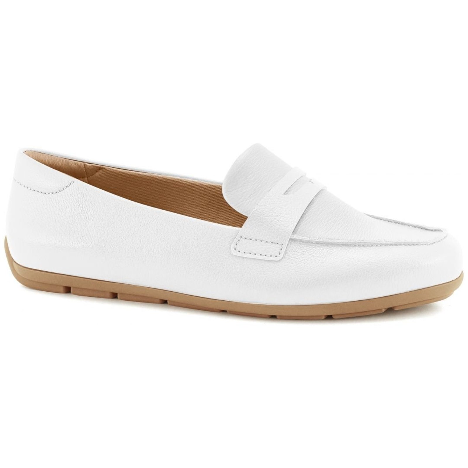 Mocassim Feminino Macio Comfortflex 2661304 - Branco